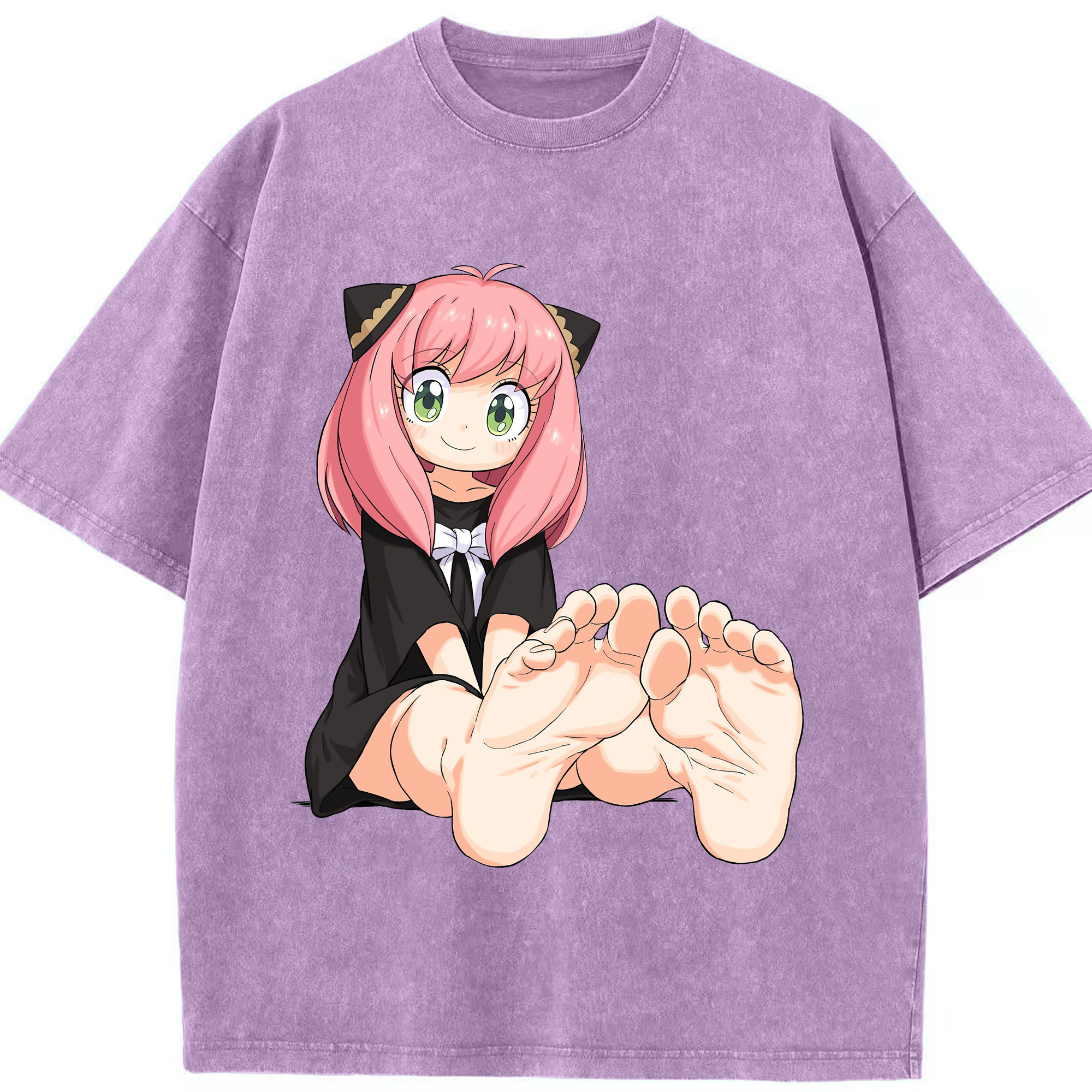 （画像用） SPY×FAMILY间谍家家酒 綿100% ヴィンテージ風 半袖Tシャツ（フロントプリント）