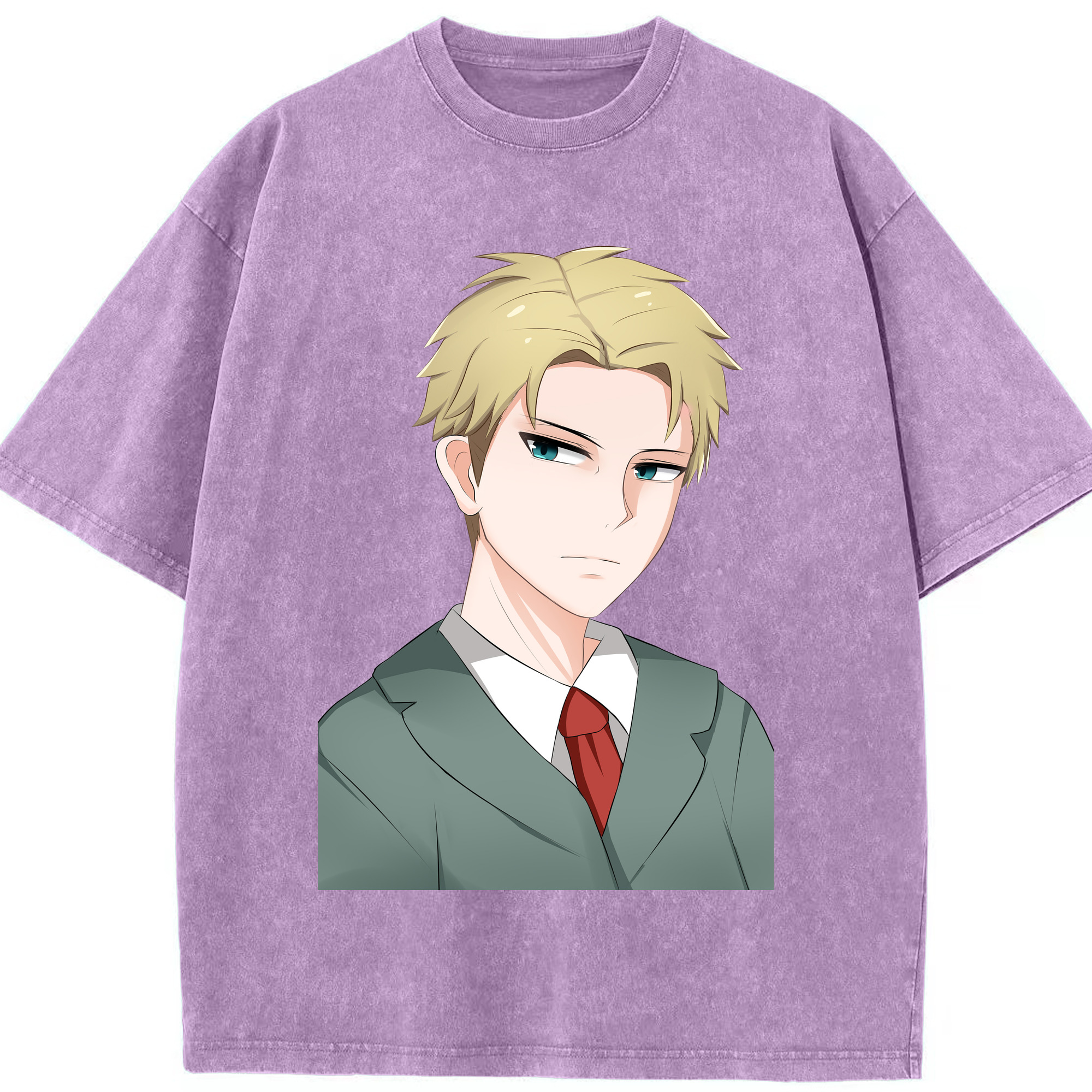 （画像用） SPY×FAMILY间谍家家酒 綿100% ヴィンテージ風 半袖Tシャツ（フロントプリント）