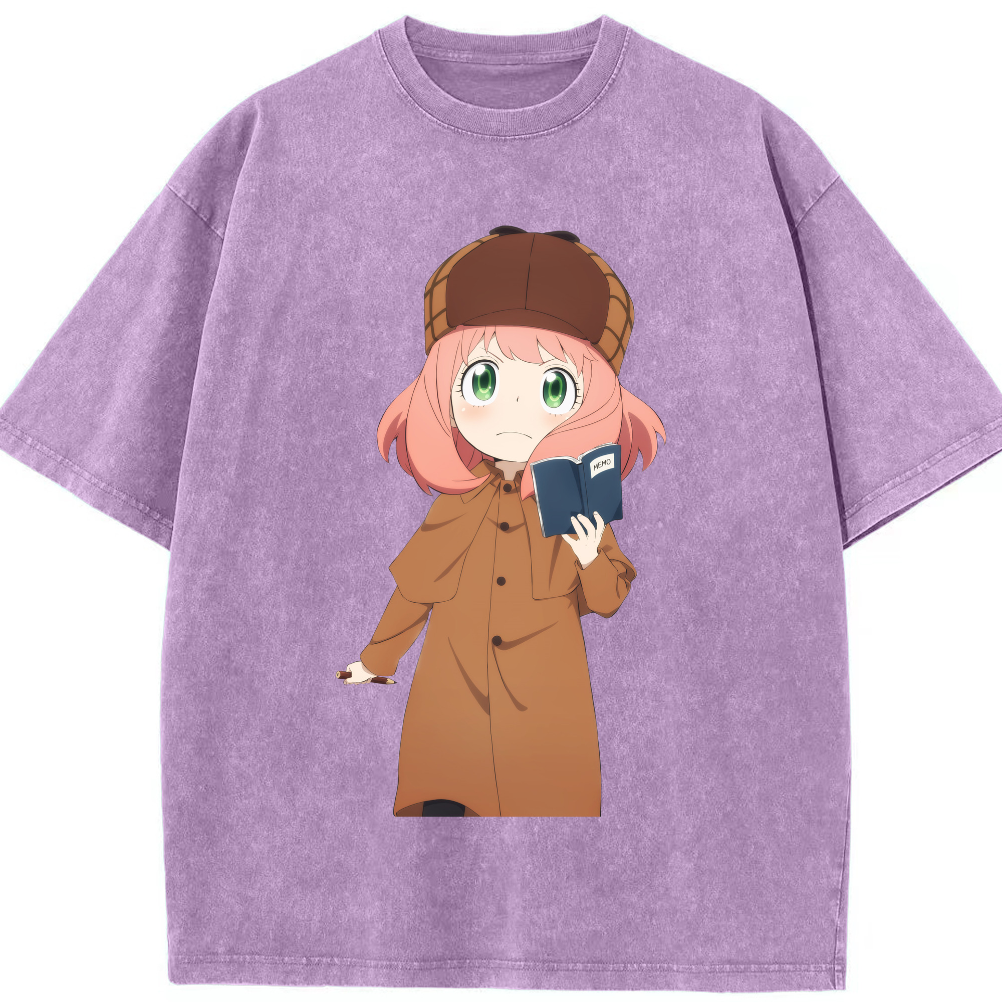 （画像用） SPY×FAMILY间谍家家酒 綿100% ヴィンテージ風 半袖Tシャツ（フロントプリント）