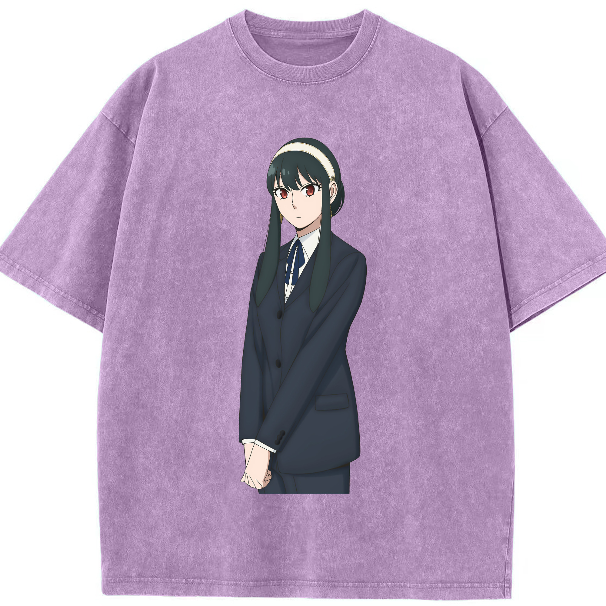 （画像用） SPY×FAMILY间谍家家酒 綿100% ヴィンテージ風 半袖Tシャツ（フロントプリント）