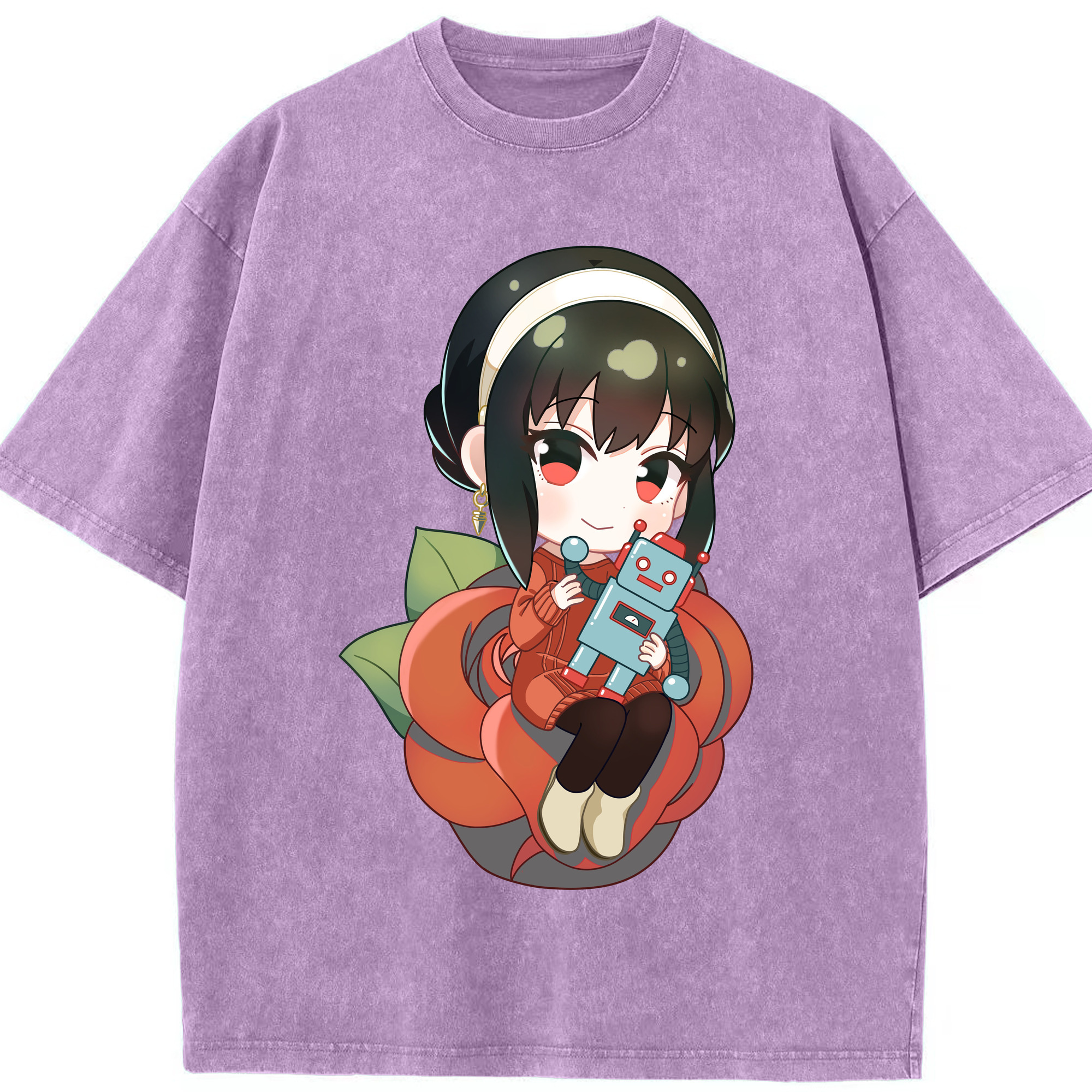 （画像用） SPY×FAMILY间谍家家酒 綿100% ヴィンテージ風 半袖Tシャツ（フロントプリント）