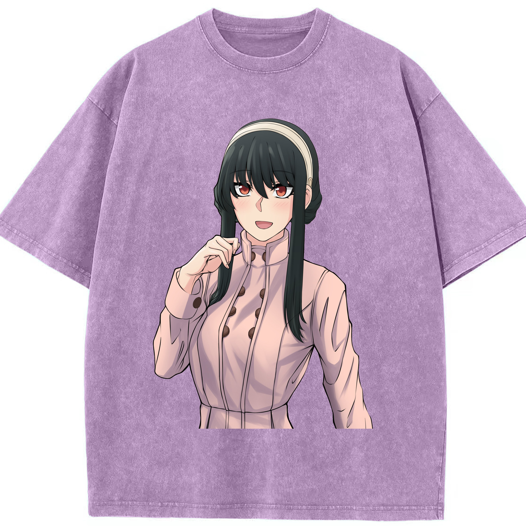 （画像用） SPY×FAMILY间谍家家酒 綿100% ヴィンテージ風 半袖Tシャツ（フロントプリント）