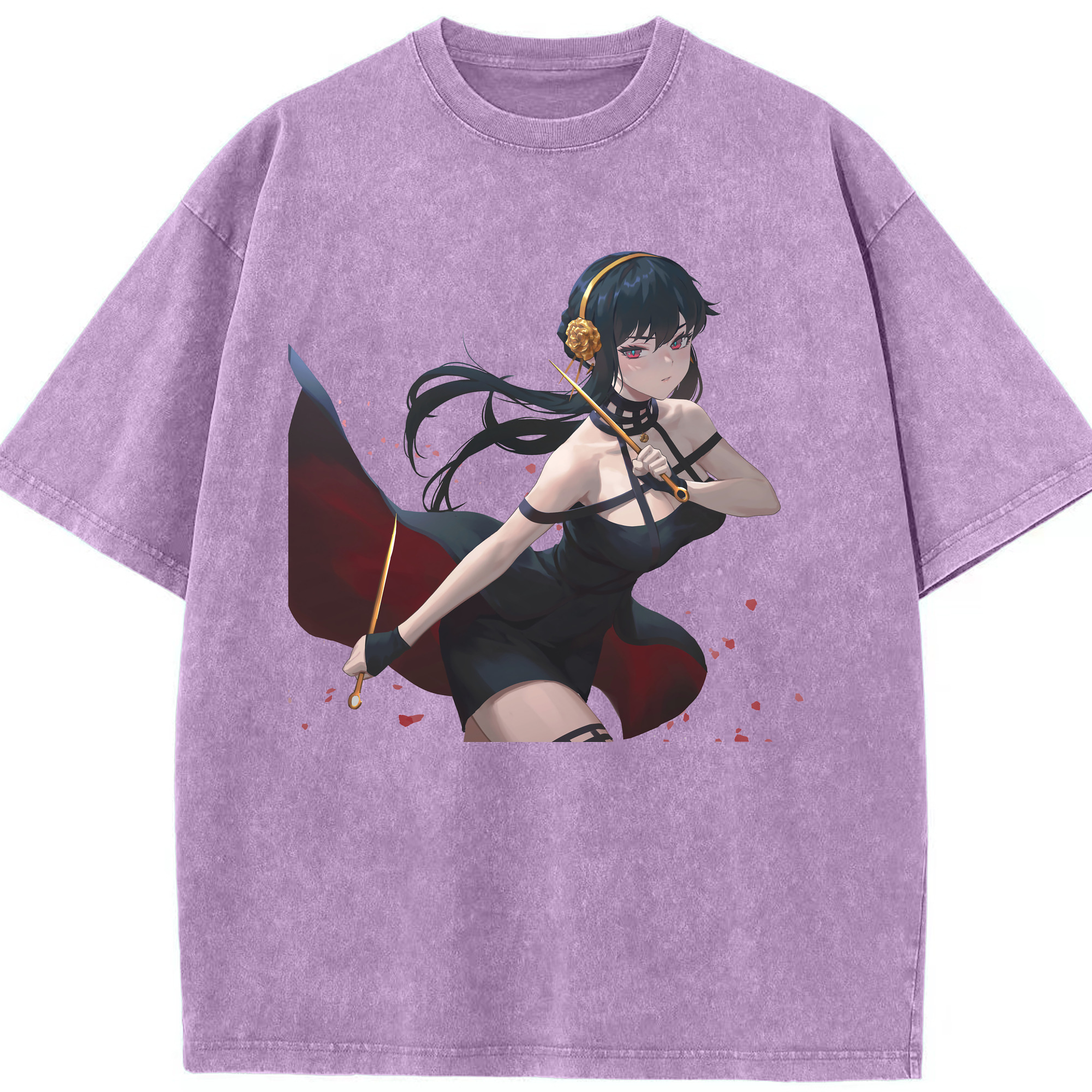 （画像用） SPY×FAMILY间谍家家酒 綿100% ヴィンテージ風 半袖Tシャツ（フロントプリント）