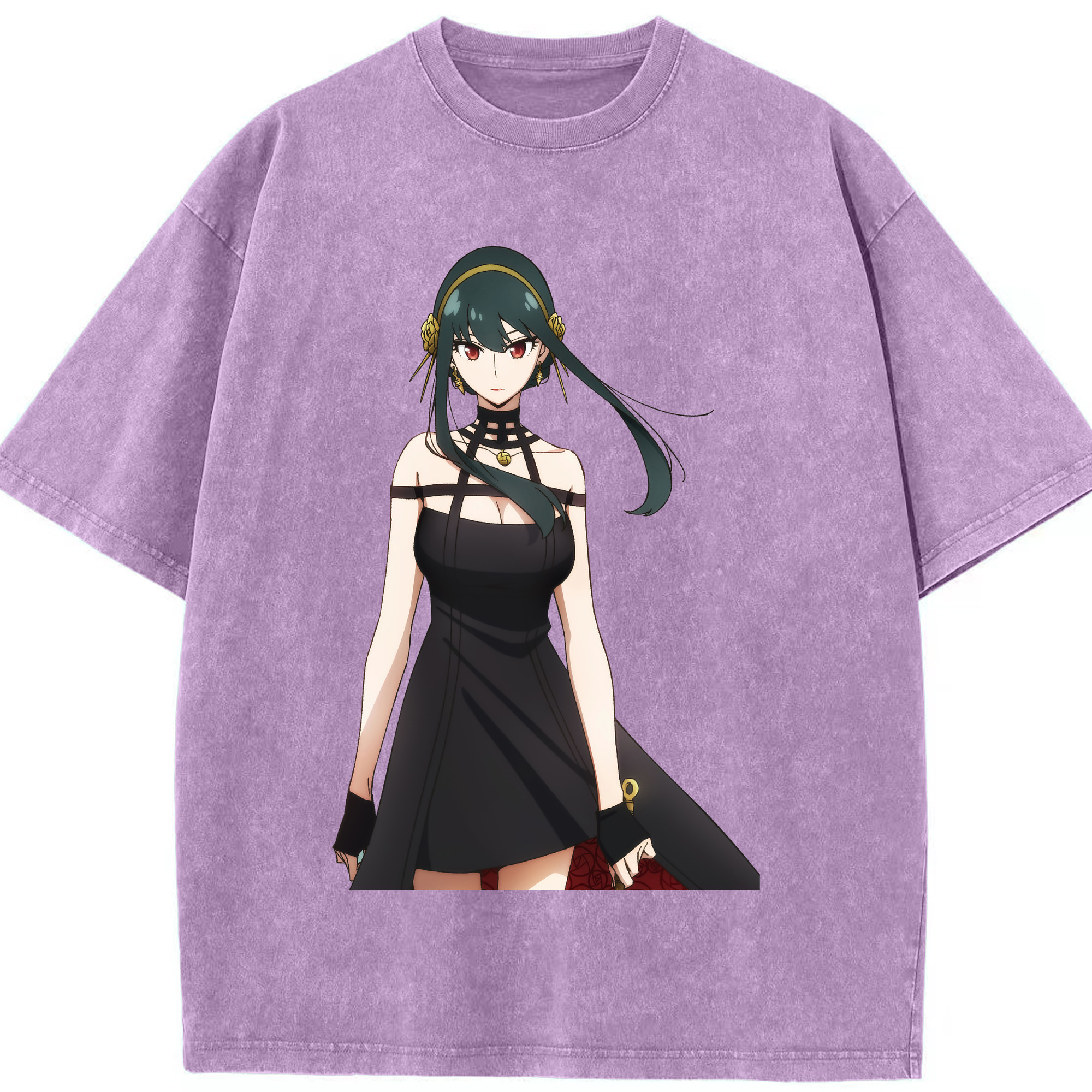 （画像用） SPY×FAMILY间谍家家酒 綿100% ヴィンテージ風 半袖Tシャツ（フロントプリント）
