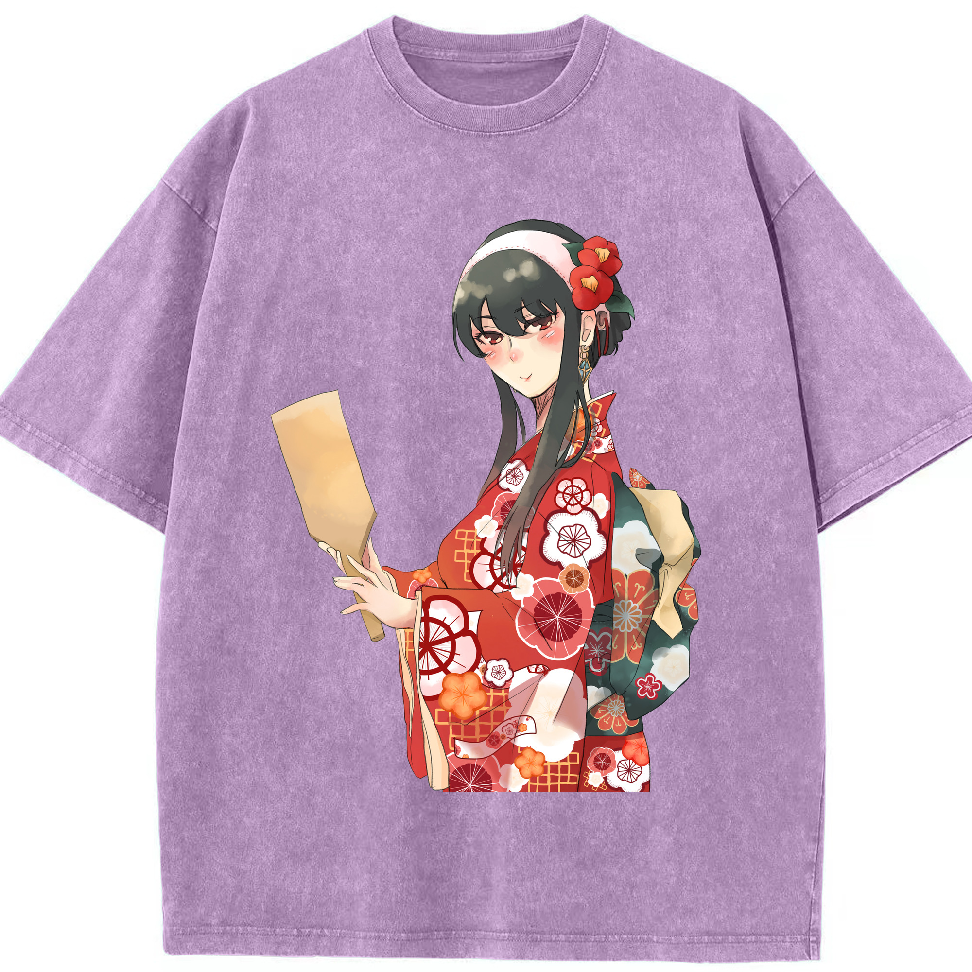 （画像用） SPY×FAMILY间谍家家酒 綿100% ヴィンテージ風 半袖Tシャツ（フロントプリント）