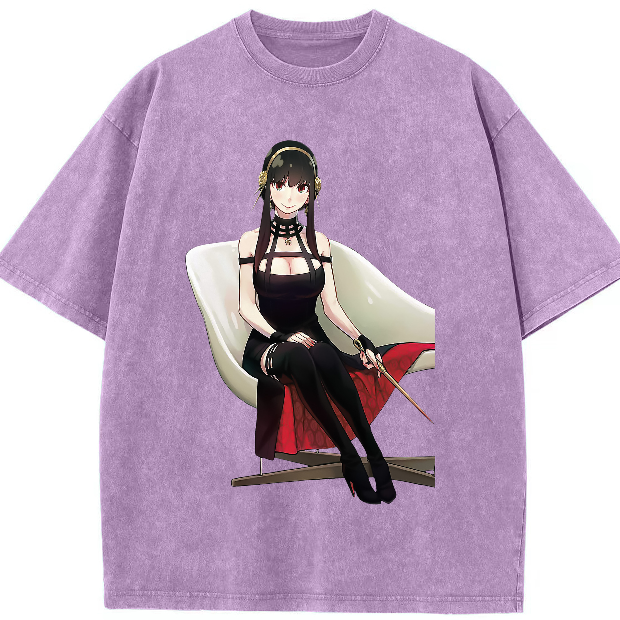 （画像用） SPY×FAMILY间谍家家酒 綿100% ヴィンテージ風 半袖Tシャツ（フロントプリント）