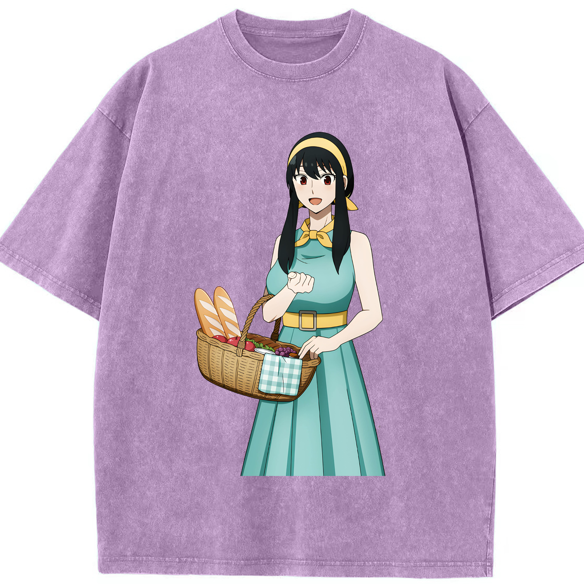（画像用） SPY×FAMILY间谍家家酒 綿100% ヴィンテージ風 半袖Tシャツ（フロントプリント）