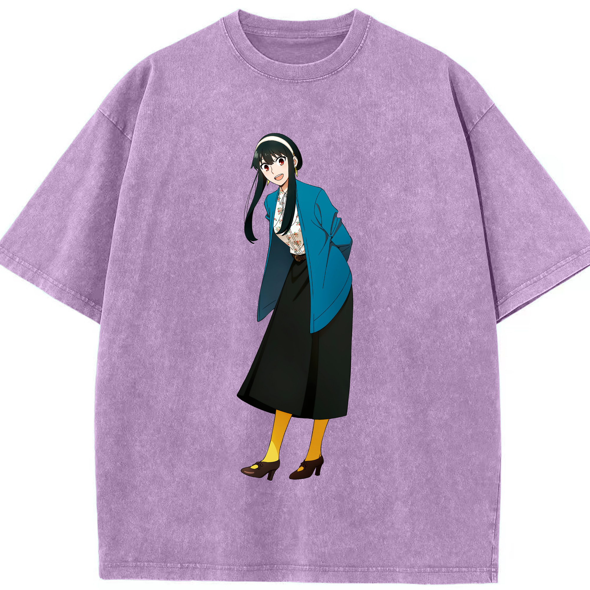 （画像用） SPY×FAMILY间谍家家酒 綿100% ヴィンテージ風 半袖Tシャツ（フロントプリント）