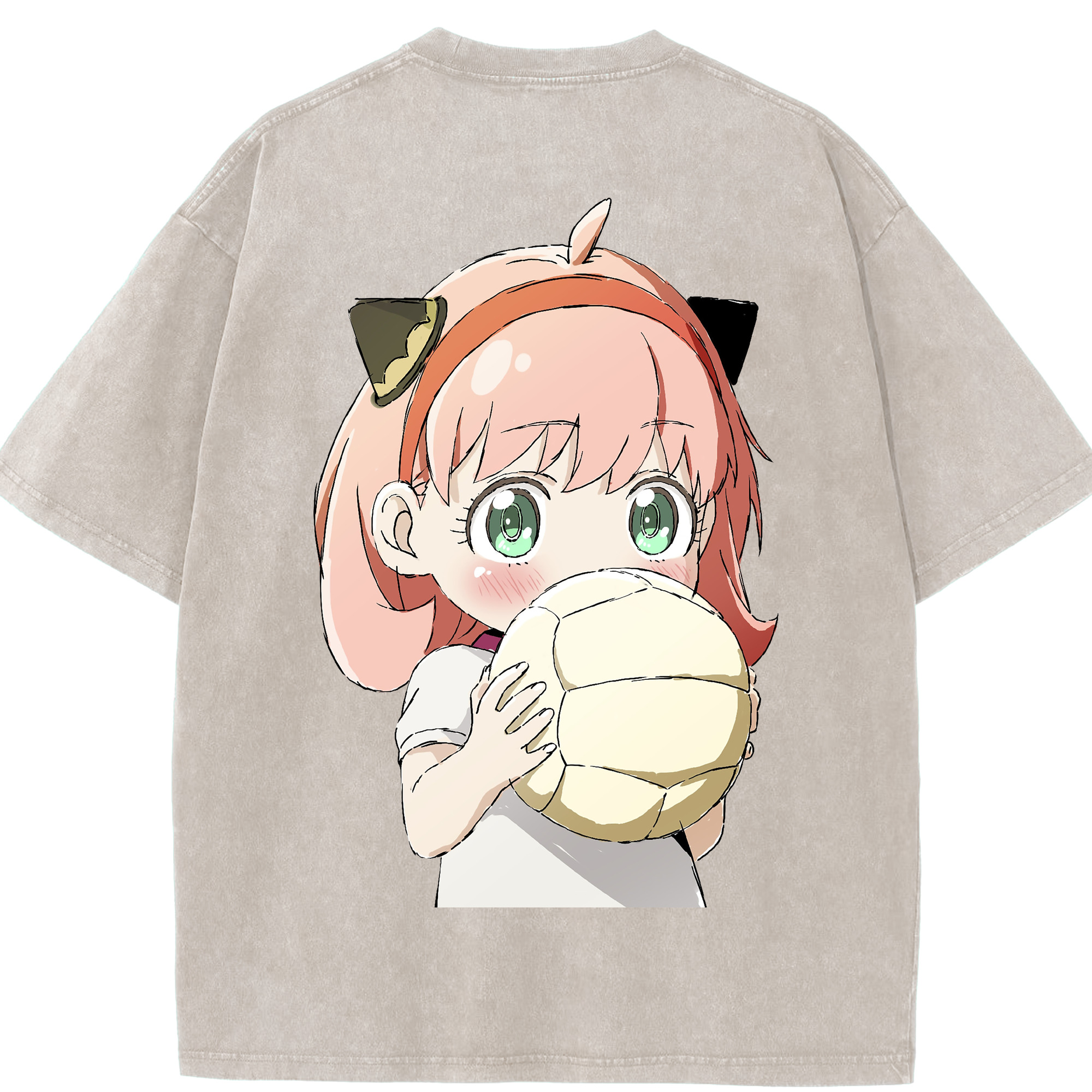 （画像用） SPY×FAMILY间谍家家酒 綿100% ヴィンテージ風 半袖Tシャツ（背面プリント）