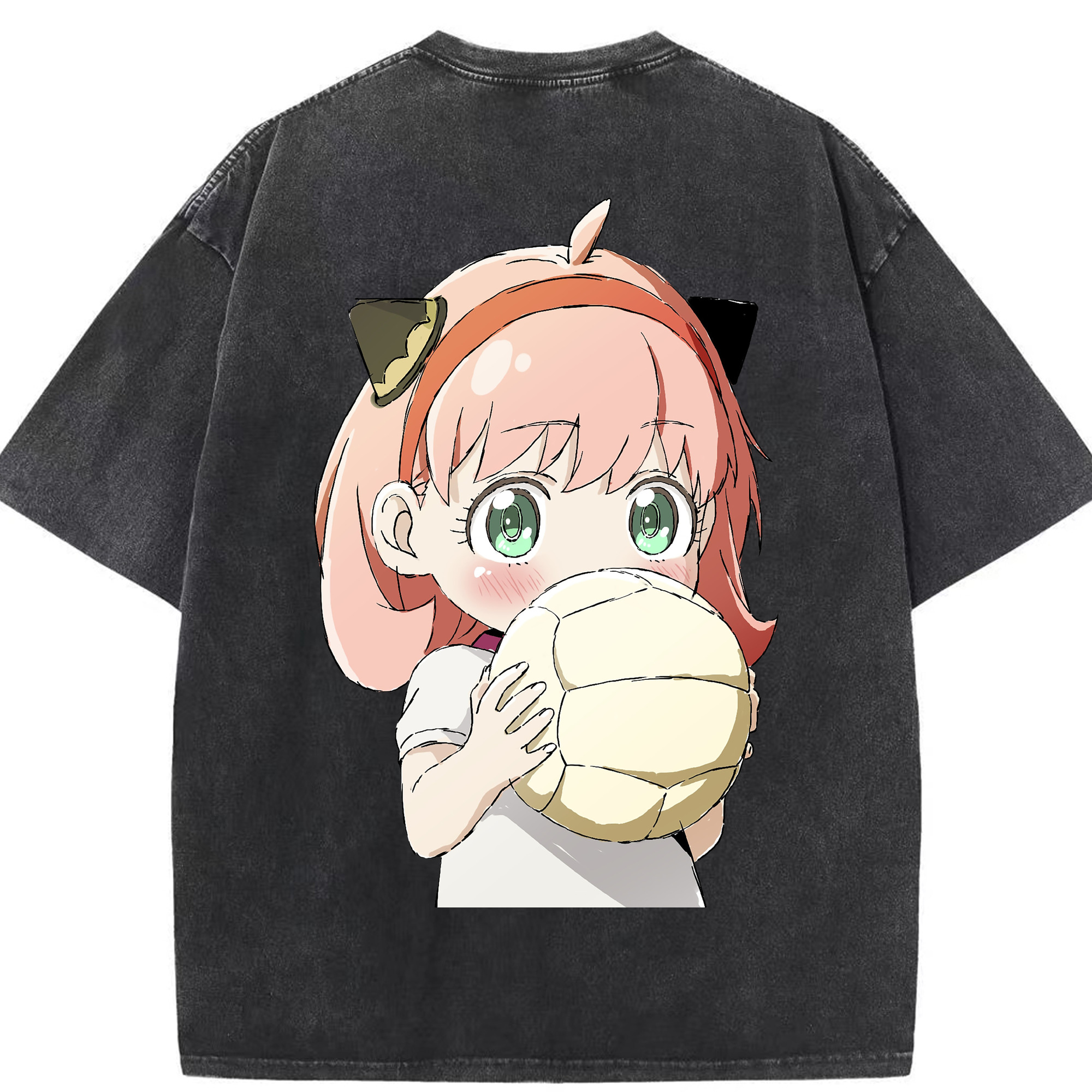 （画像用） SPY×FAMILY间谍家家酒 綿100% ヴィンテージ風 半袖Tシャツ（背面プリント）