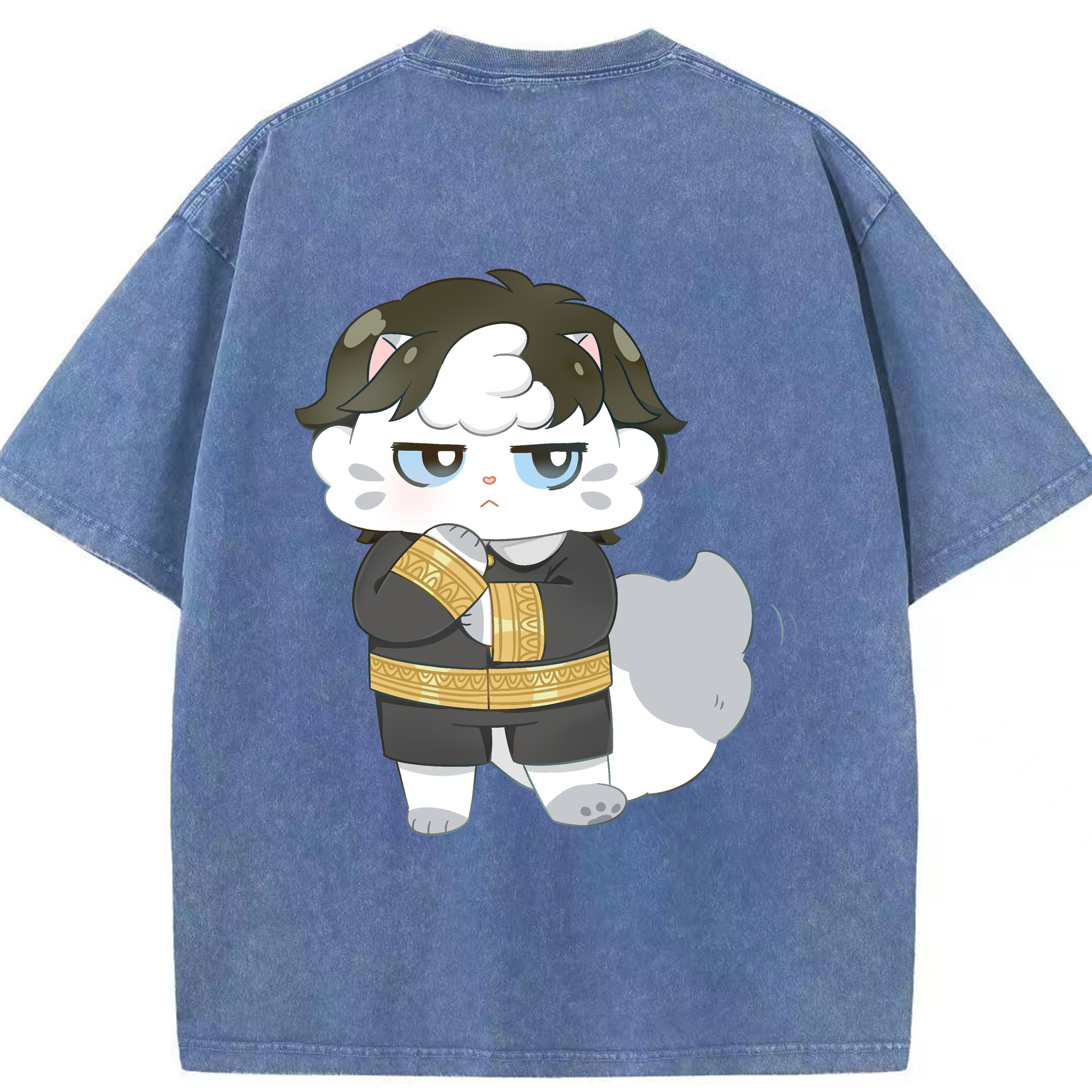 （画像用） SPY×FAMILY间谍家家酒 綿100% ヴィンテージ風 半袖Tシャツ（背面プリント）