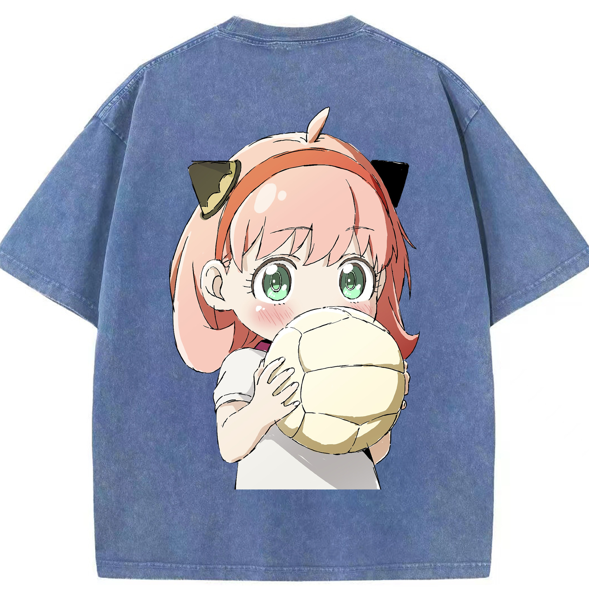 （画像用） SPY×FAMILY间谍家家酒 綿100% ヴィンテージ風 半袖Tシャツ（背面プリント）