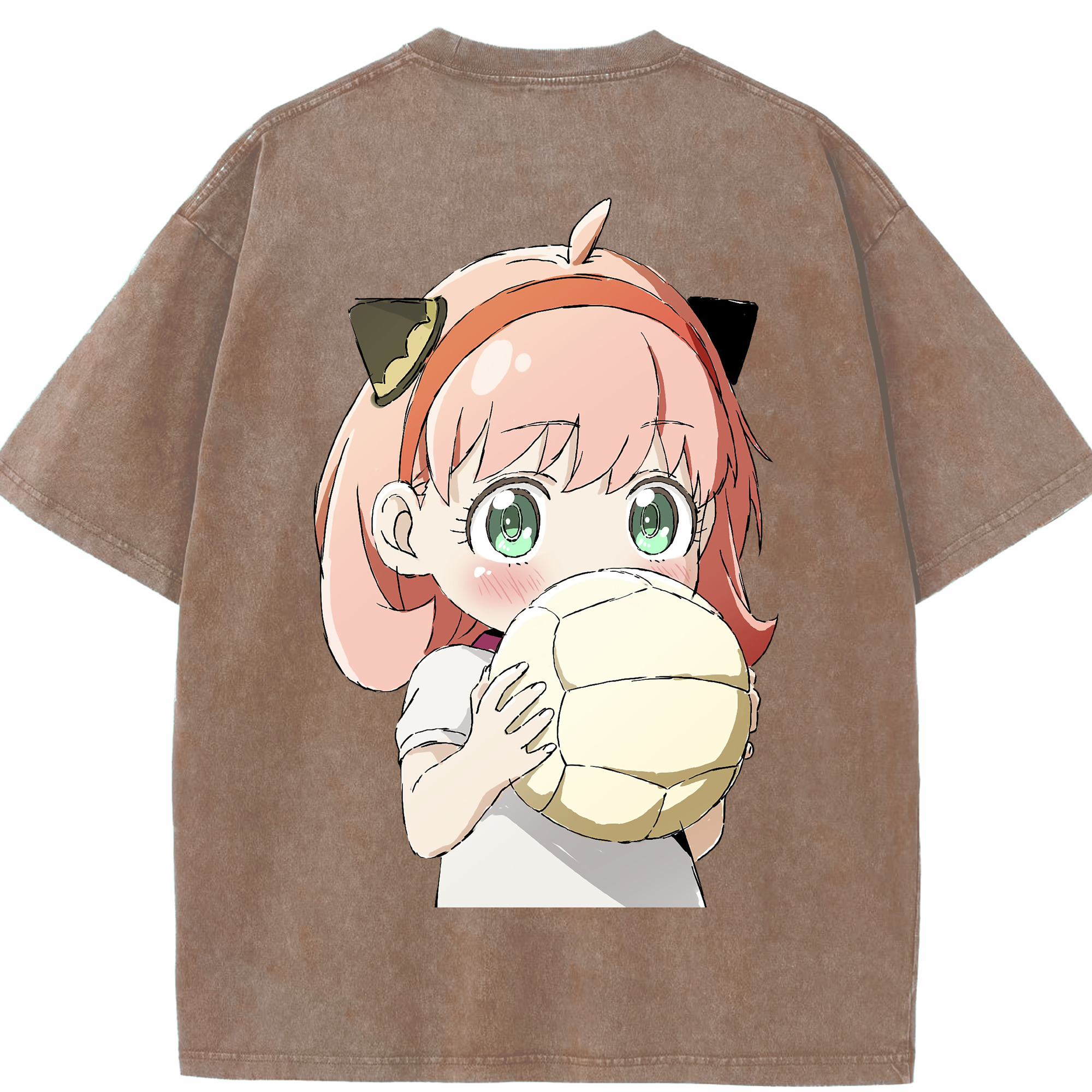 （画像用） SPY×FAMILY间谍家家酒 綿100% ヴィンテージ風 半袖Tシャツ（背面プリント）