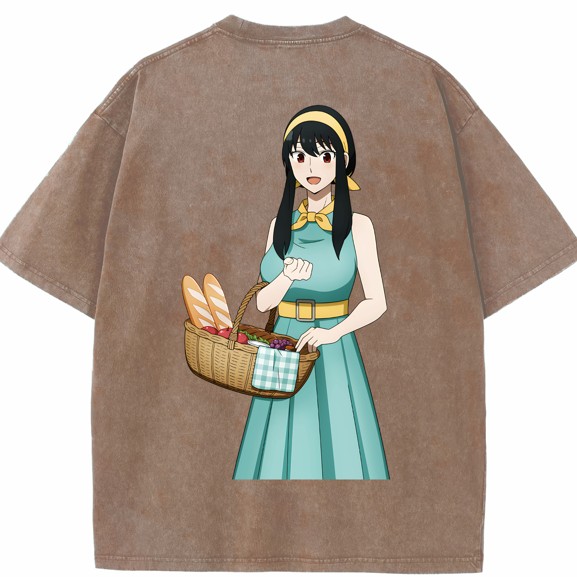 （画像用） SPY×FAMILY间谍家家酒 綿100% ヴィンテージ風 半袖Tシャツ（背面プリント）