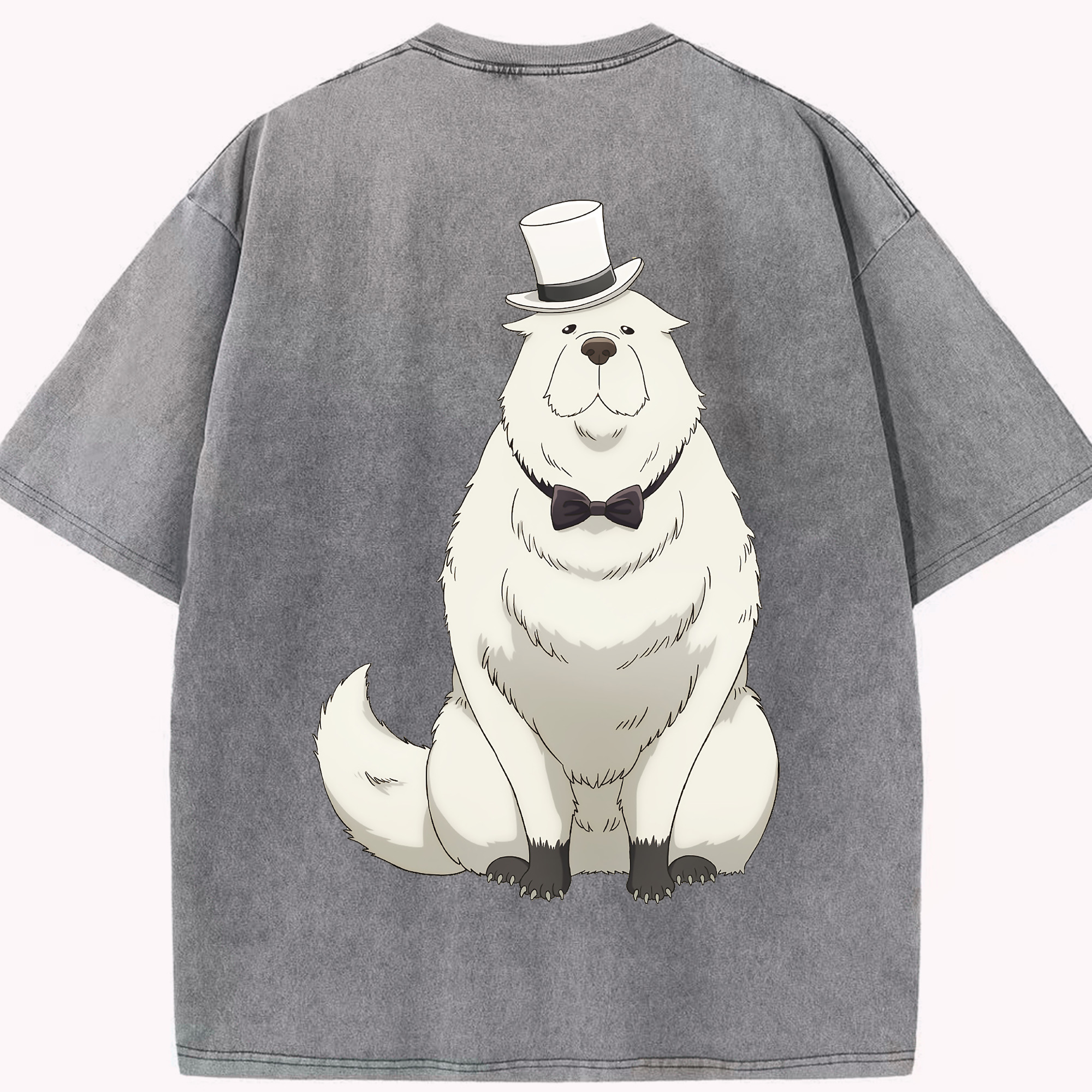 （画像用） SPY×FAMILY间谍家家酒 綿100% ヴィンテージ風 半袖Tシャツ（背面プリント）