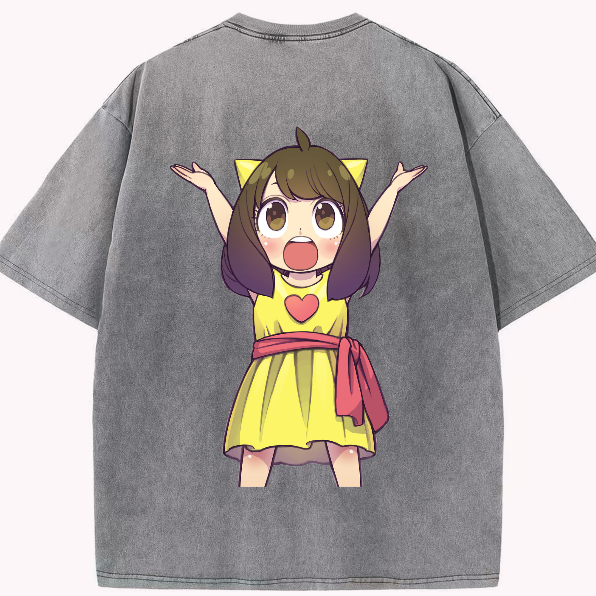 （画像用） SPY×FAMILY间谍家家酒 綿100% ヴィンテージ風 半袖Tシャツ（背面プリント）