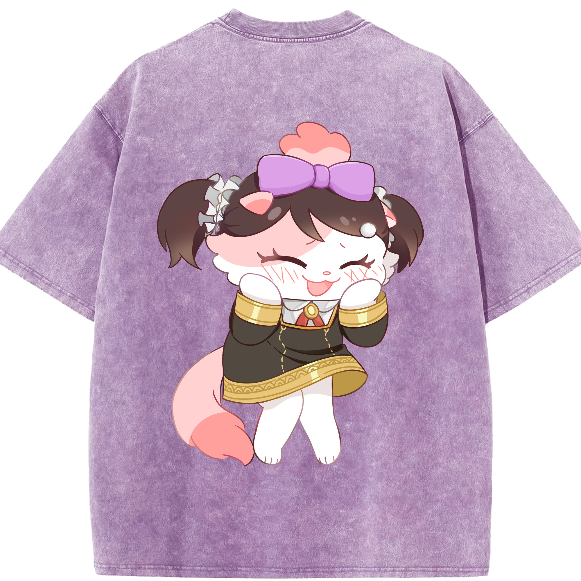 （画像用） SPY×FAMILY间谍家家酒 綿100% ヴィンテージ風 半袖Tシャツ（背面プリント）