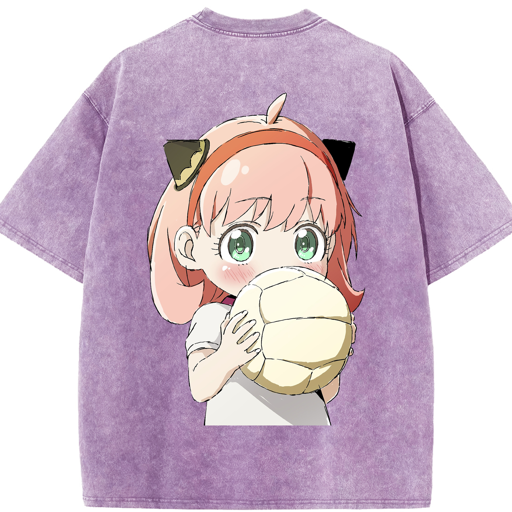 （画像用） SPY×FAMILY间谍家家酒 綿100% ヴィンテージ風 半袖Tシャツ（背面プリント）