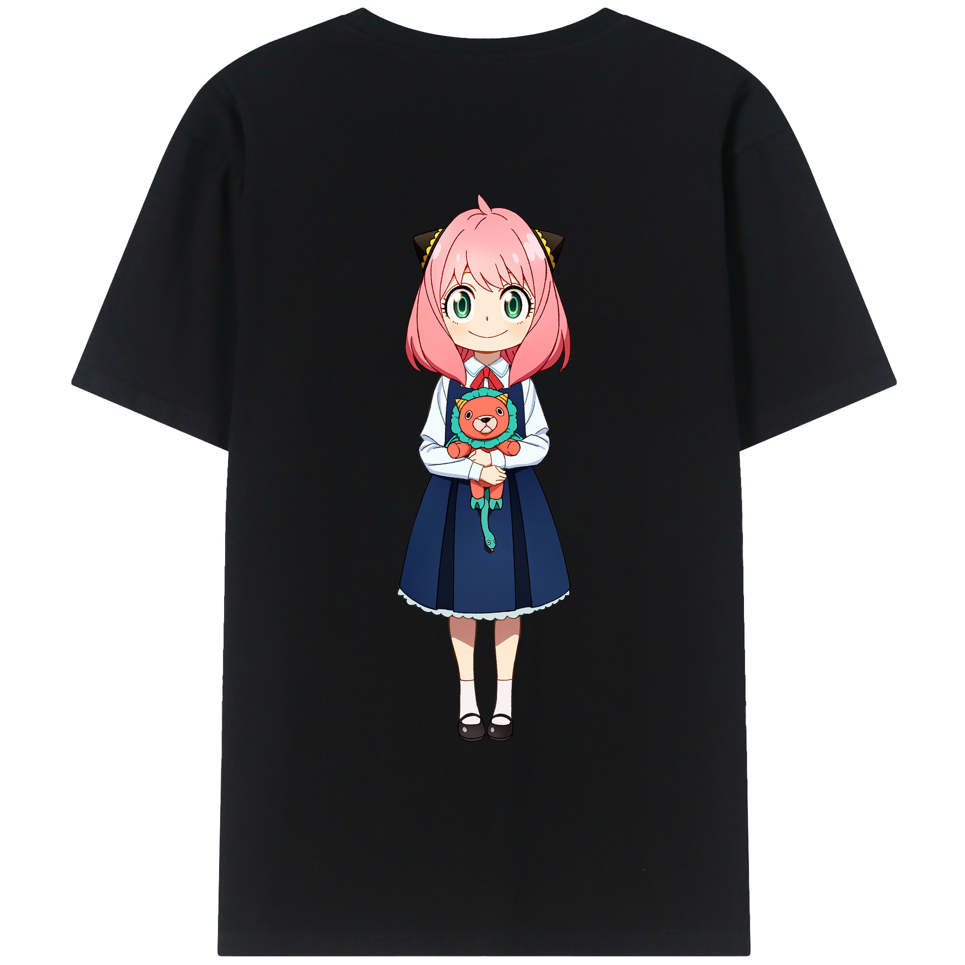 （画像用） SPY×FAMILY间谍家家酒 綿100％ メンズ半袖Tシャツ（バックプリント） 通気性