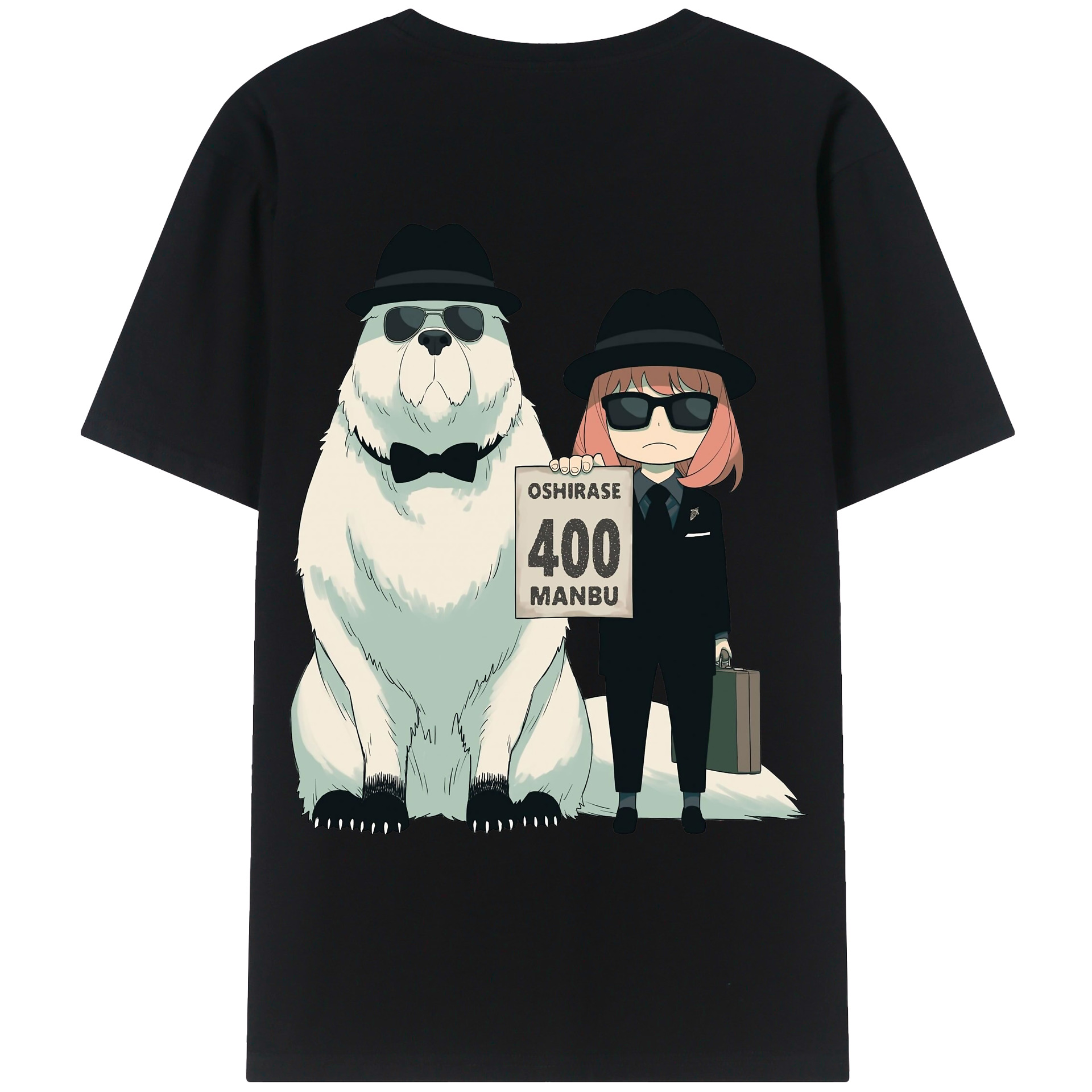 （画像用） SPY×FAMILY间谍家家酒 綿100％ メンズ半袖Tシャツ（バックプリント） 通気性