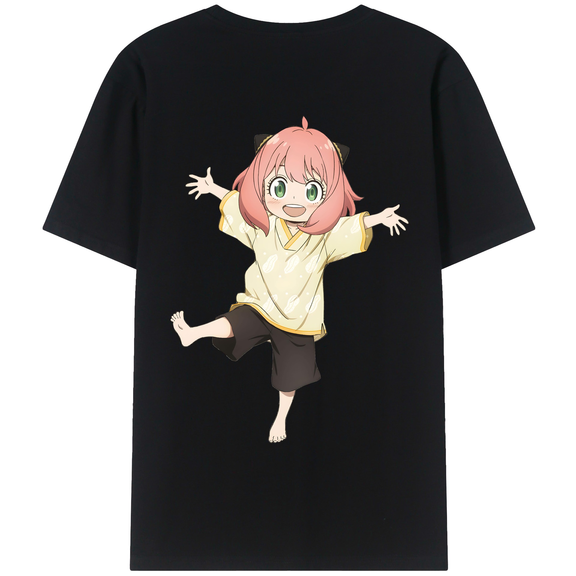 （画像用） SPY×FAMILY间谍家家酒 綿100％ メンズ半袖Tシャツ（バックプリント） 通気性