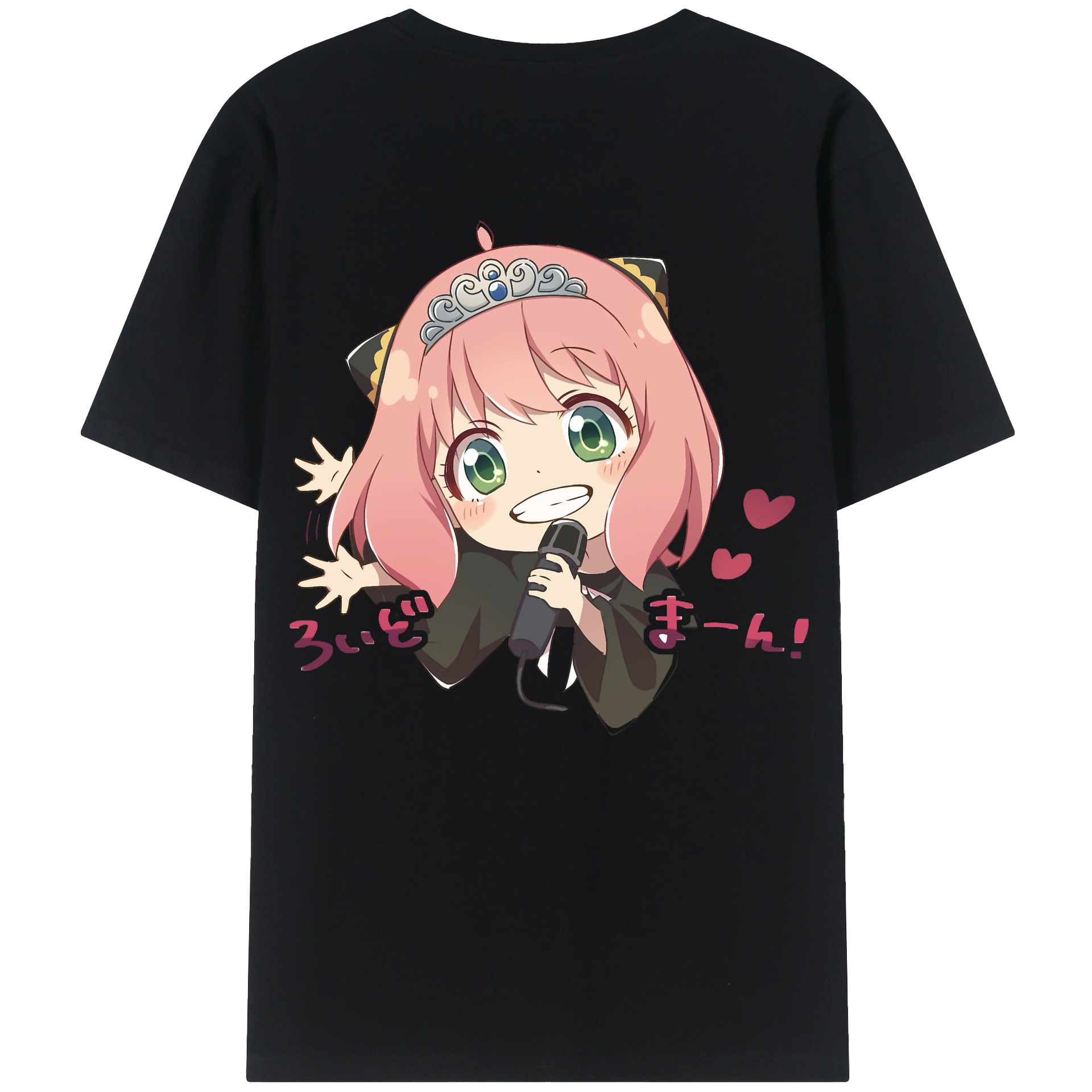 （画像用） SPY×FAMILY间谍家家酒 綿100％ メンズ半袖Tシャツ（バックプリント） 通気性