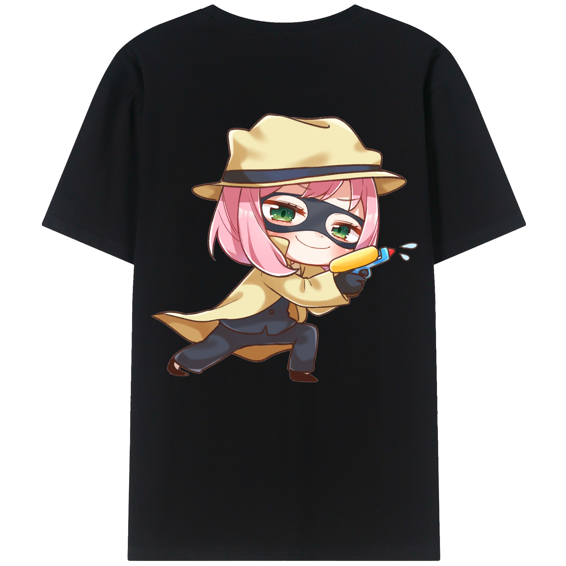 （画像用） SPY×FAMILY间谍家家酒 綿100％ メンズ半袖Tシャツ（バックプリント） 通気性