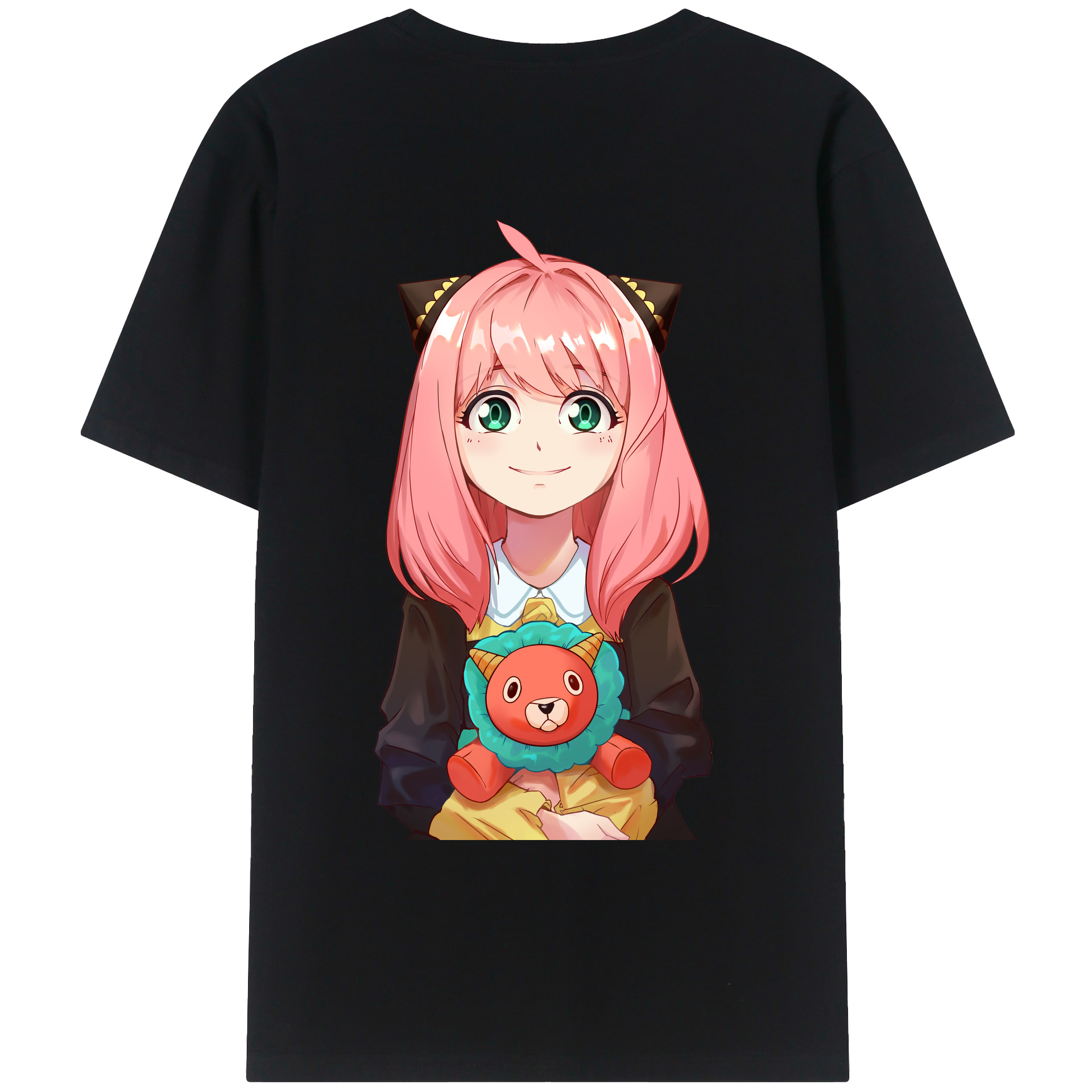 （画像用） SPY×FAMILY间谍家家酒 綿100％ メンズ半袖Tシャツ（バックプリント） 通気性