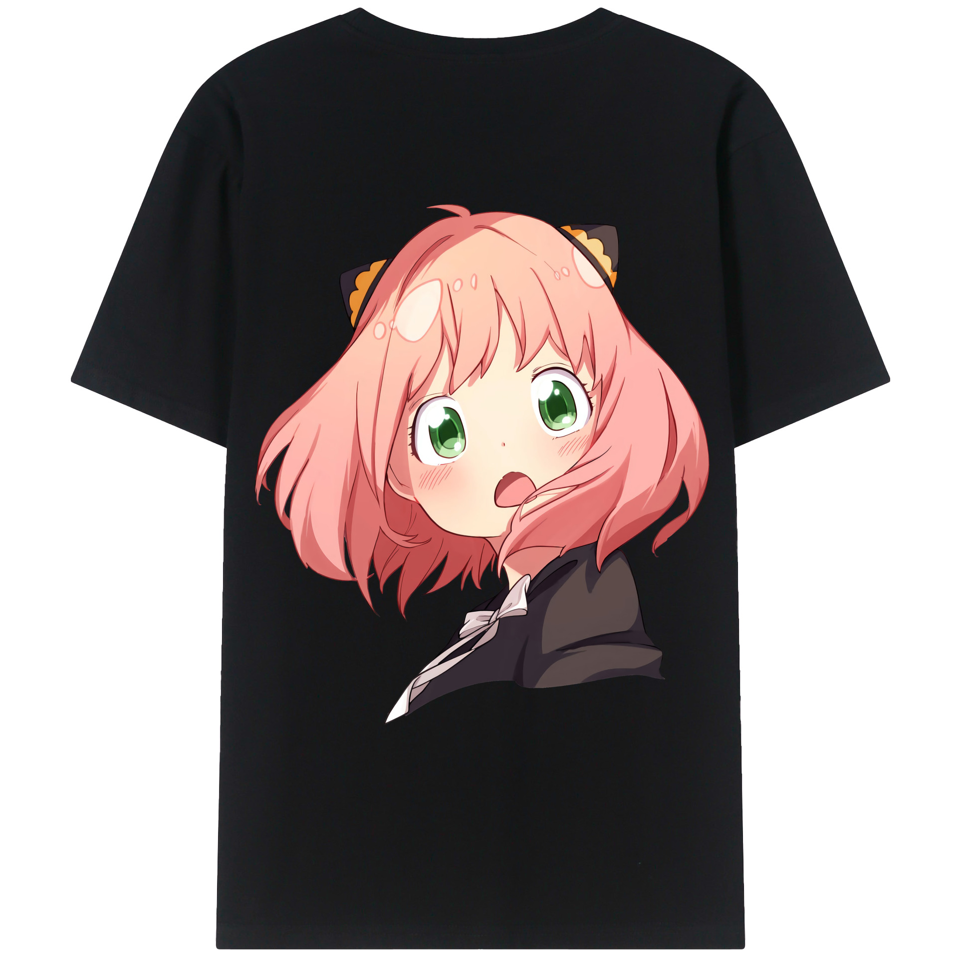 （画像用） SPY×FAMILY间谍家家酒 綿100％ メンズ半袖Tシャツ（バックプリント） 通気性