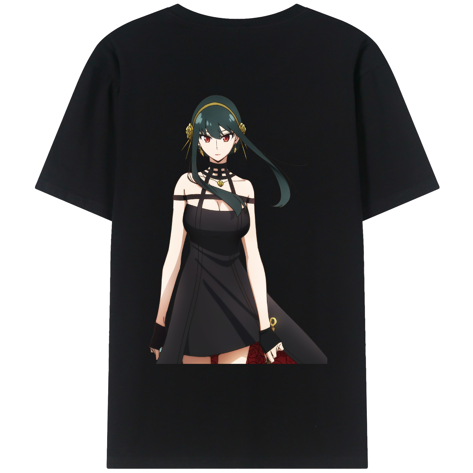 （画像用） SPY×FAMILY间谍家家酒 綿100％ メンズ半袖Tシャツ（バックプリント） 通気性