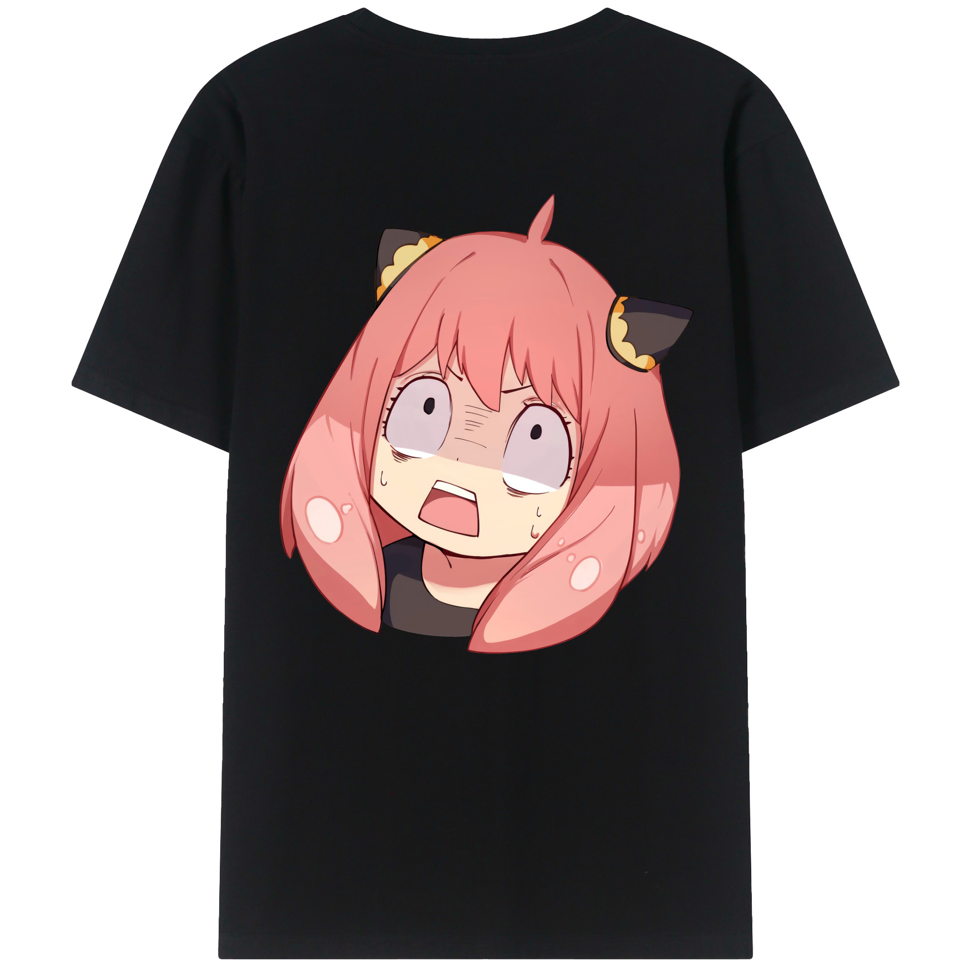 （画像用） SPY×FAMILY间谍家家酒 綿100％ メンズ半袖Tシャツ（バックプリント） 通気性
