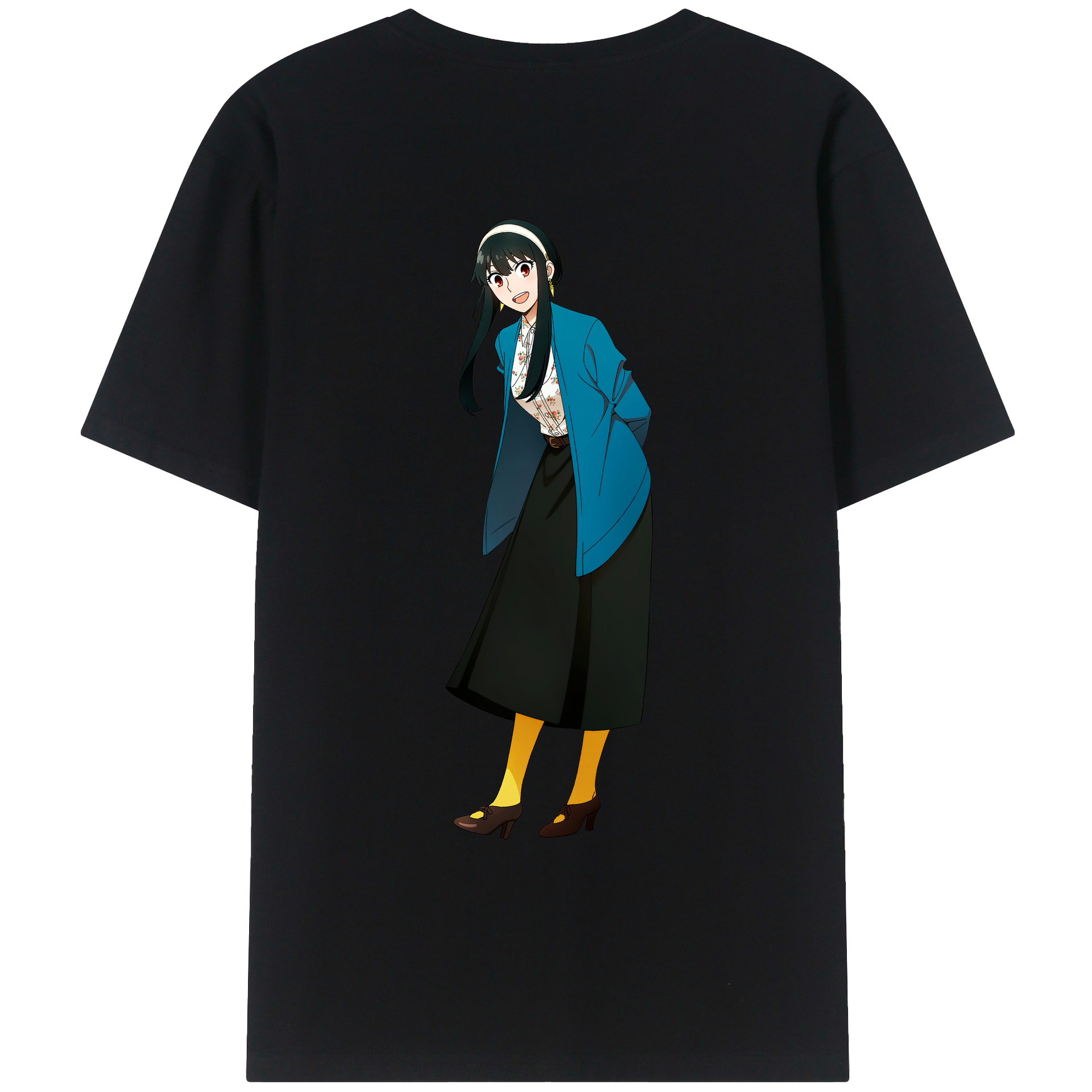 （画像用） SPY×FAMILY间谍家家酒 綿100％ メンズ半袖Tシャツ（バックプリント） 通気性