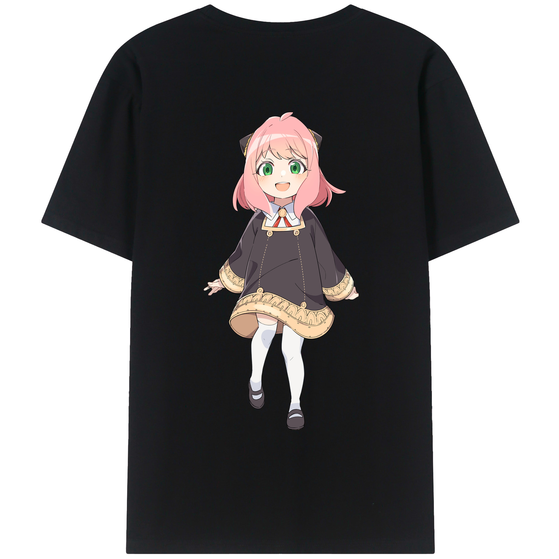 （画像用） SPY×FAMILY间谍家家酒 綿100％ メンズ半袖Tシャツ（バックプリント） 通気性