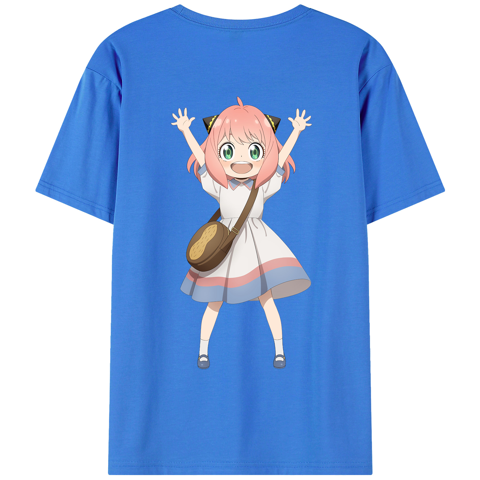 （画像用） SPY×FAMILY间谍家家酒 綿100％ メンズ半袖Tシャツ（バックプリント） 通気性