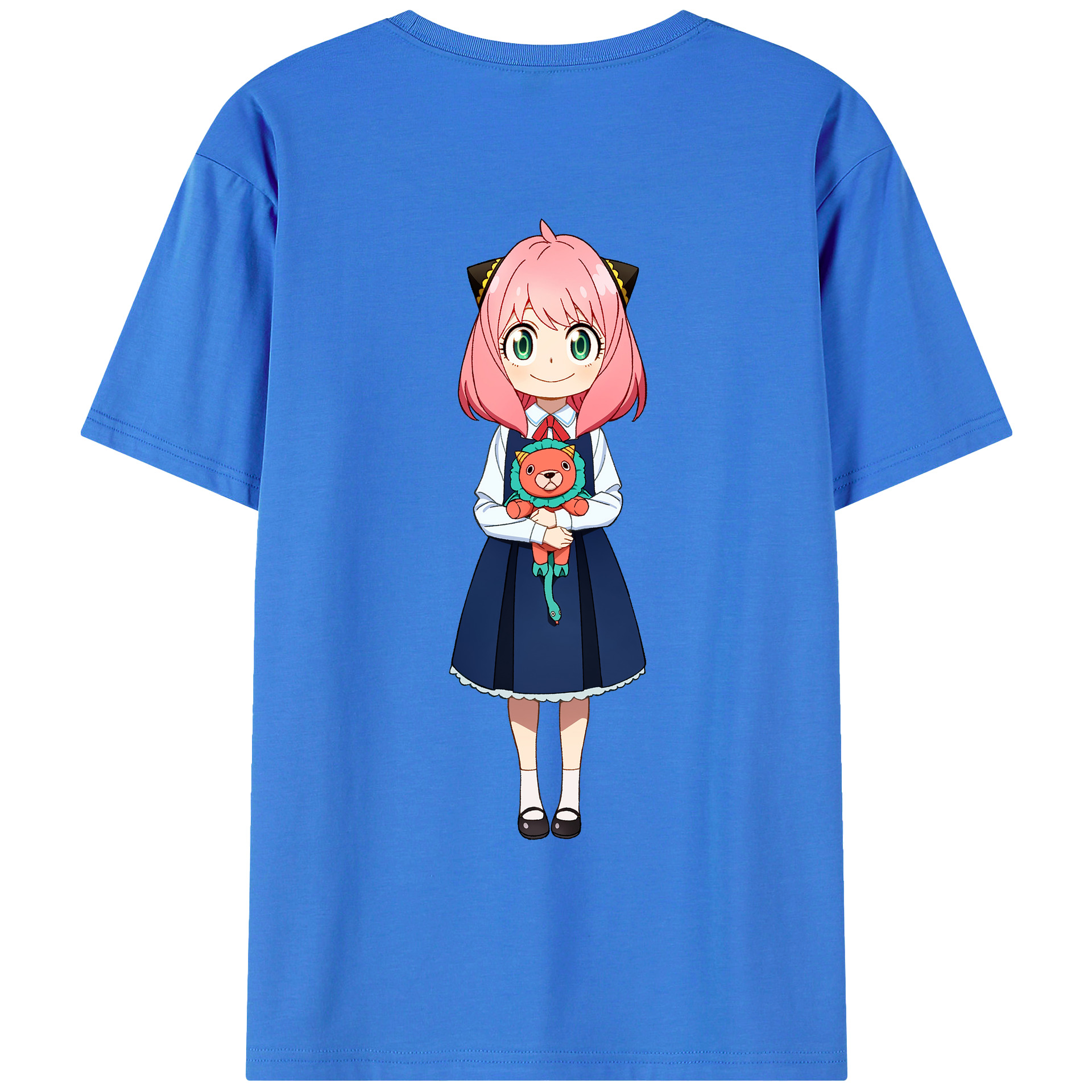 （画像用） SPY×FAMILY间谍家家酒 綿100％ メンズ半袖Tシャツ（バックプリント） 通気性