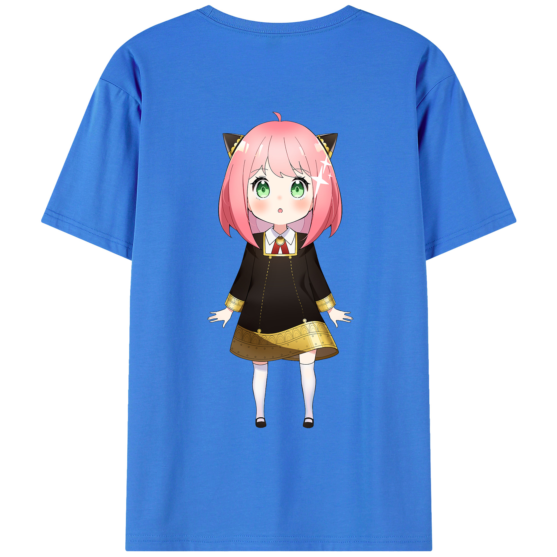（画像用） SPY×FAMILY间谍家家酒 綿100％ メンズ半袖Tシャツ（バックプリント） 通気性