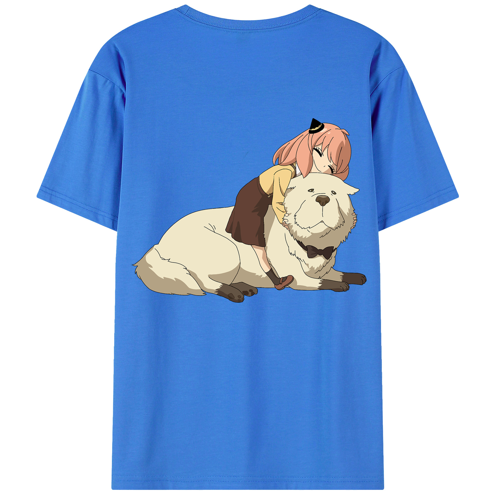 （画像用） SPY×FAMILY间谍家家酒 綿100％ メンズ半袖Tシャツ（バックプリント） 通気性