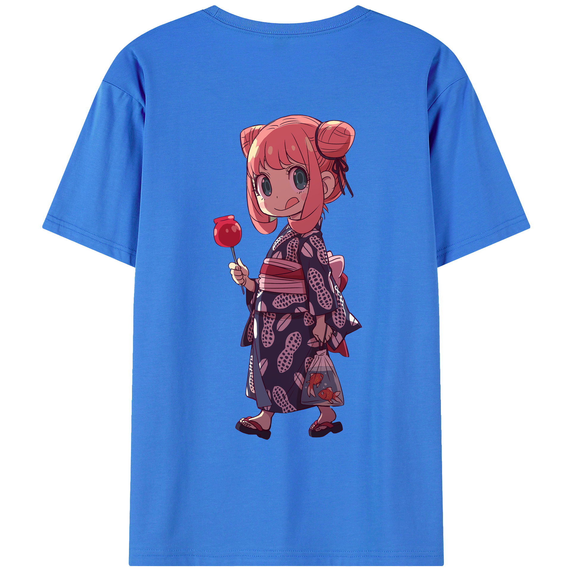 （画像用） SPY×FAMILY间谍家家酒 綿100％ メンズ半袖Tシャツ（バックプリント） 通気性