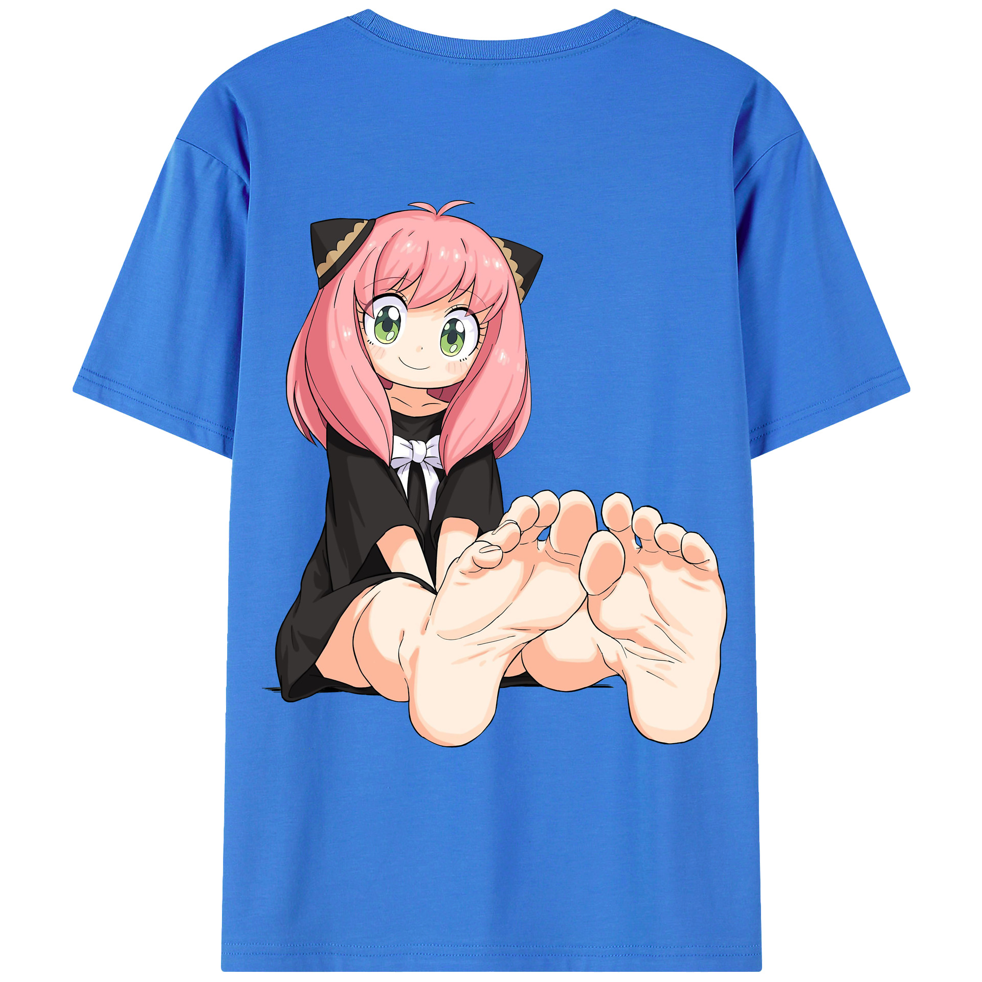 （画像用） SPY×FAMILY间谍家家酒 綿100％ メンズ半袖Tシャツ（バックプリント） 通気性