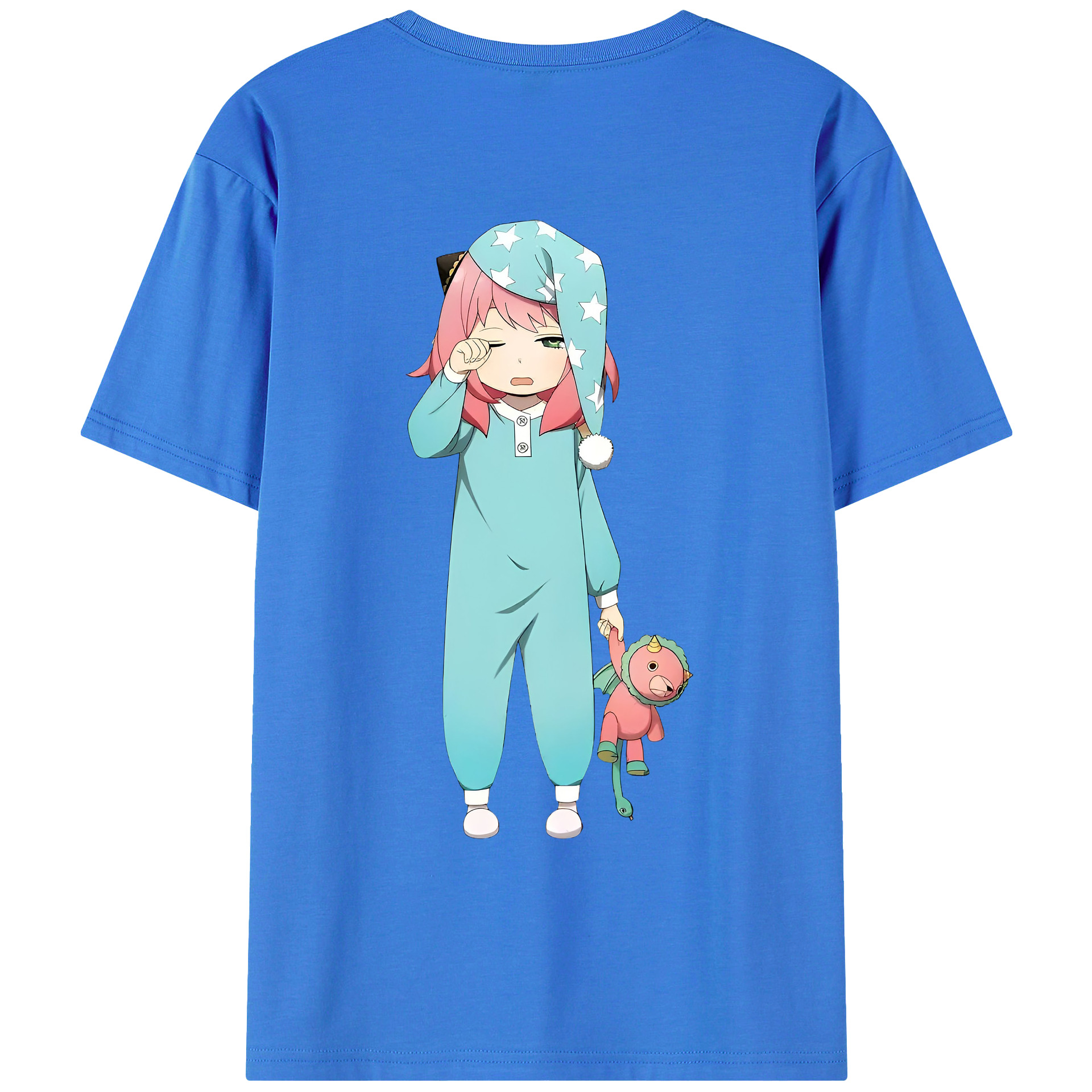 （画像用） SPY×FAMILY间谍家家酒 綿100％ メンズ半袖Tシャツ（バックプリント） 通気性