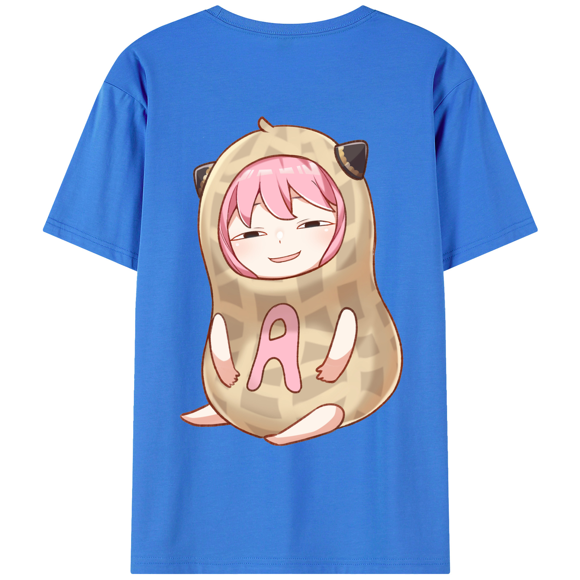 （画像用） SPY×FAMILY间谍家家酒 綿100％ メンズ半袖Tシャツ（バックプリント） 通気性