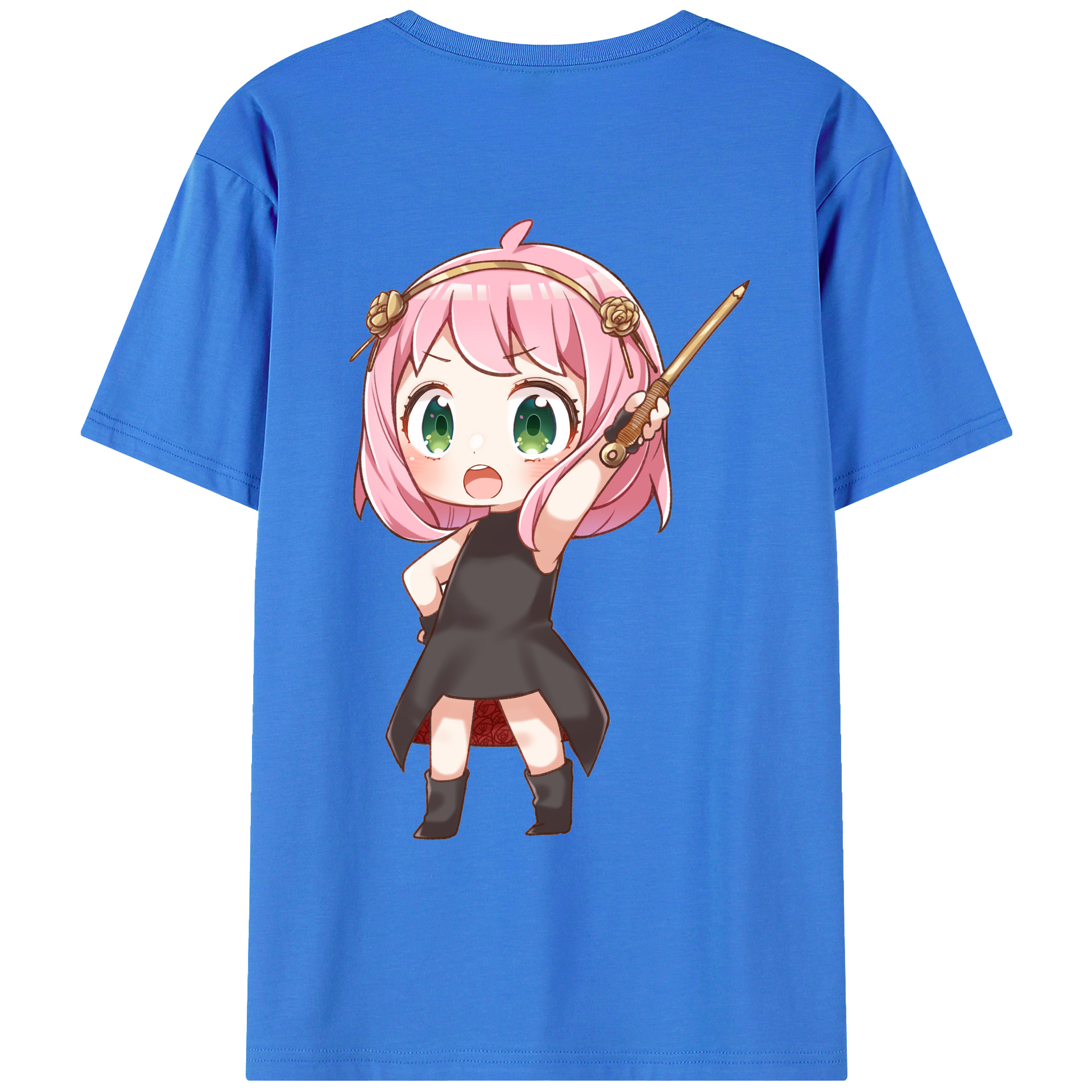 （画像用） SPY×FAMILY间谍家家酒 綿100％ メンズ半袖Tシャツ（バックプリント） 通気性