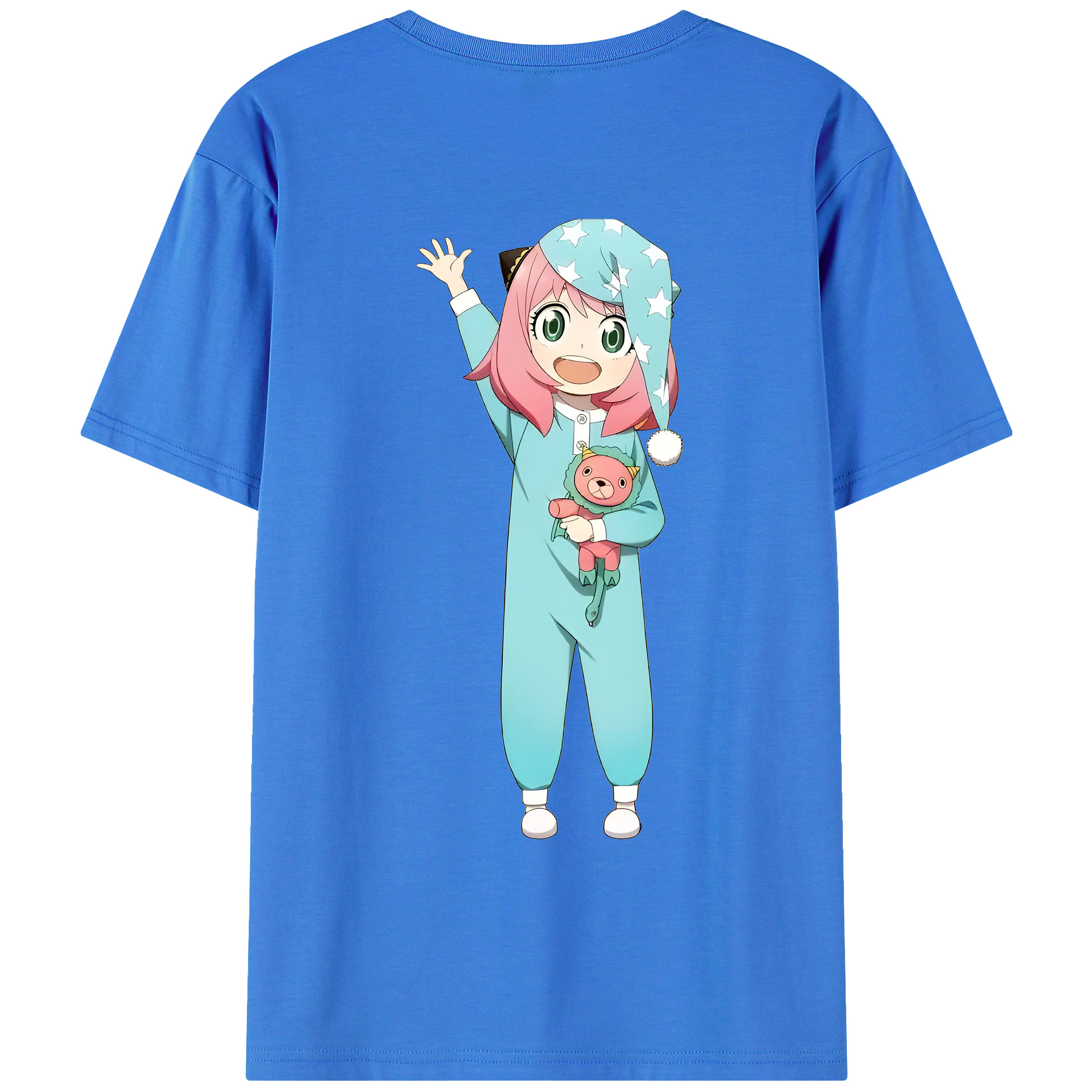 （画像用） SPY×FAMILY间谍家家酒 綿100％ メンズ半袖Tシャツ（バックプリント） 通気性