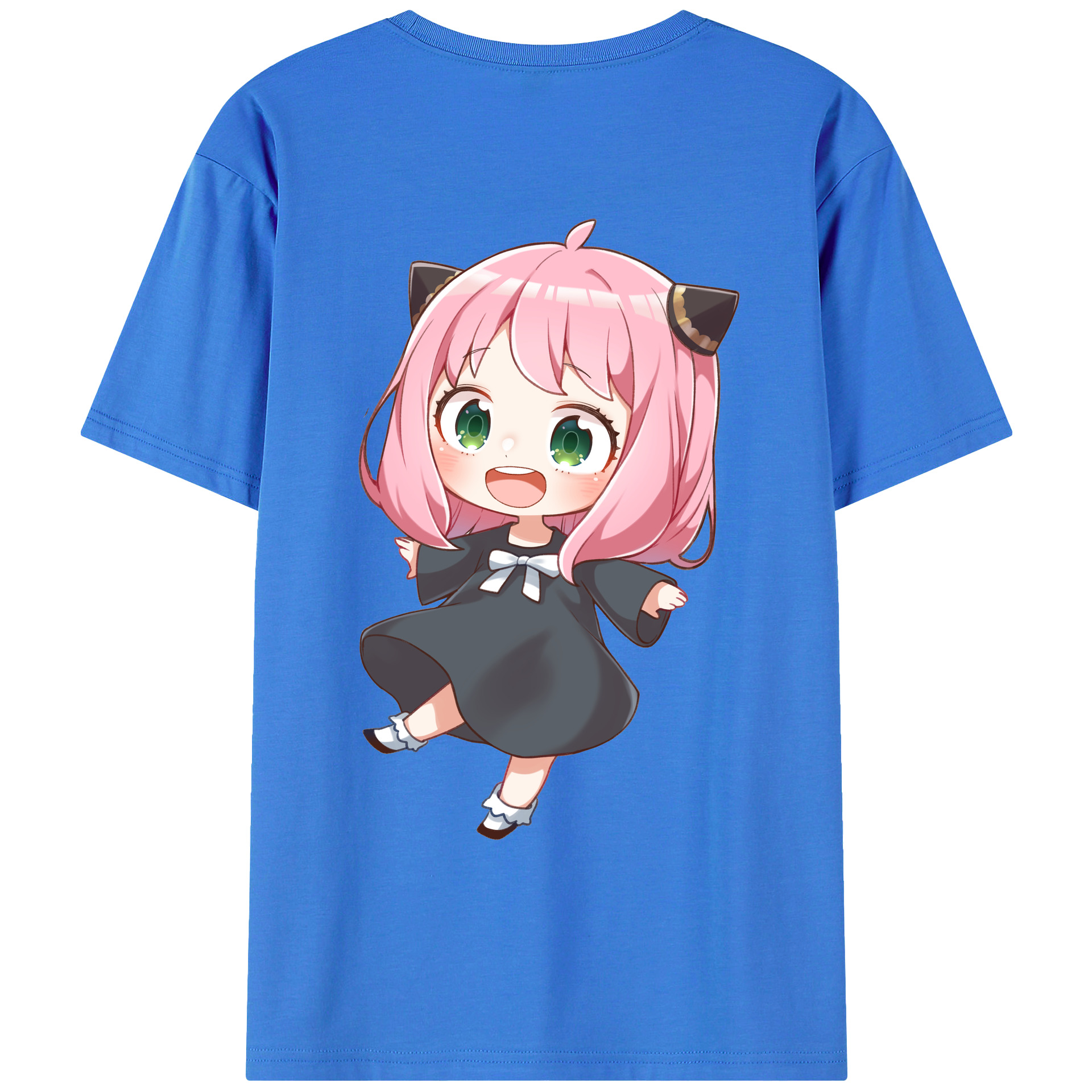 （画像用） SPY×FAMILY间谍家家酒 綿100％ メンズ半袖Tシャツ（バックプリント） 通気性