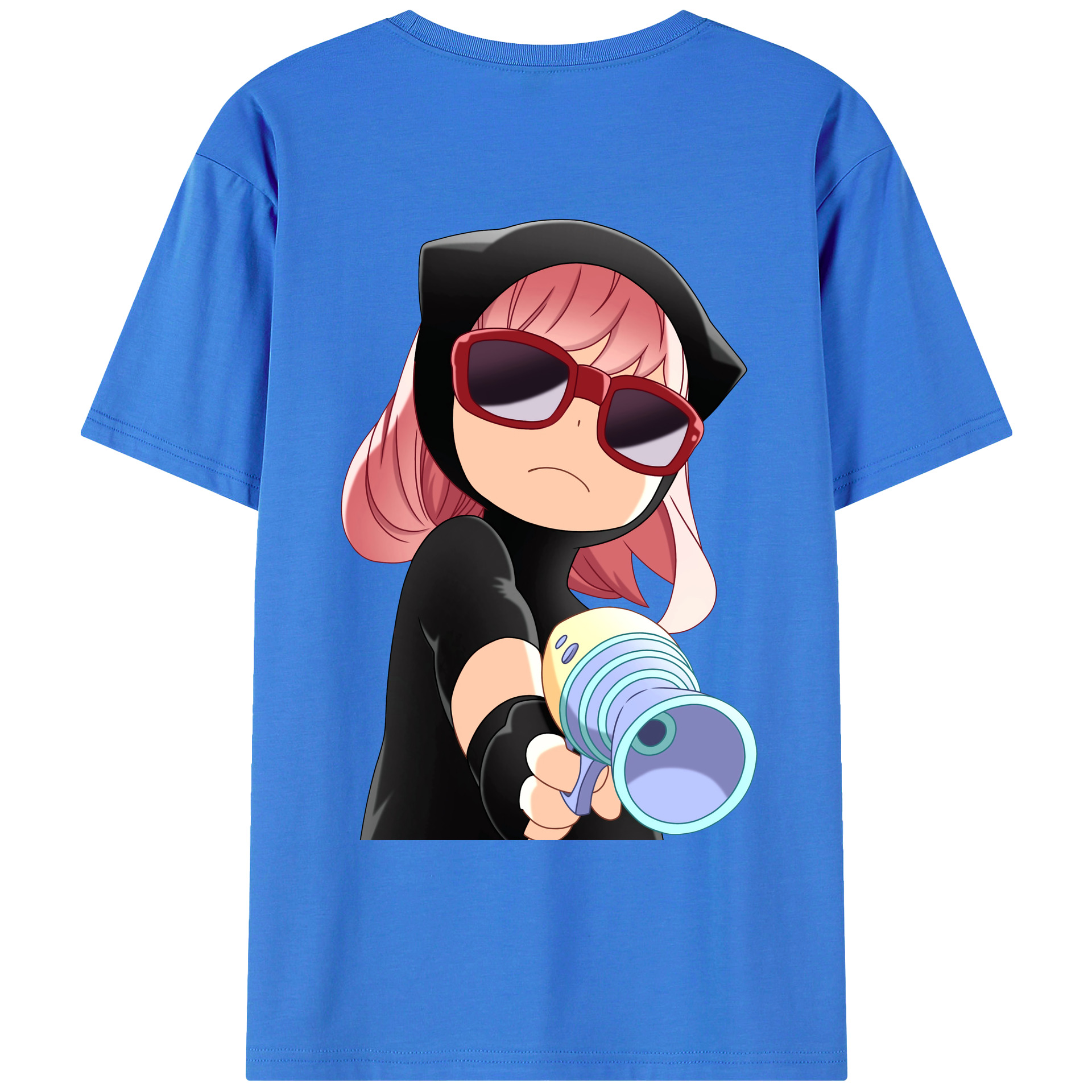 （画像用） SPY×FAMILY间谍家家酒 綿100％ メンズ半袖Tシャツ（バックプリント） 通気性