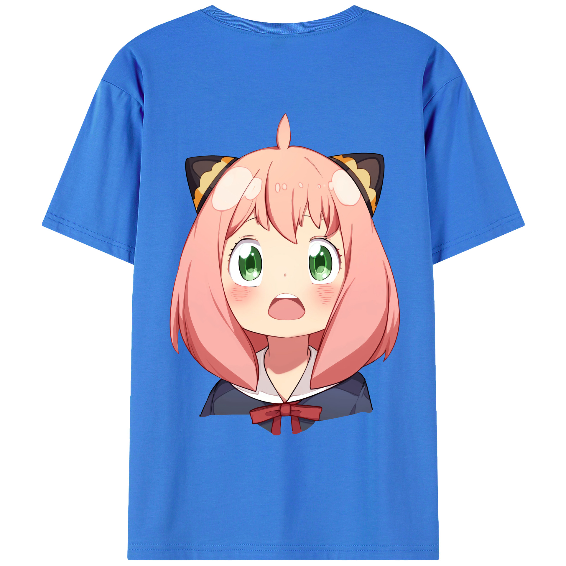 （画像用） SPY×FAMILY间谍家家酒 綿100％ メンズ半袖Tシャツ（バックプリント） 通気性