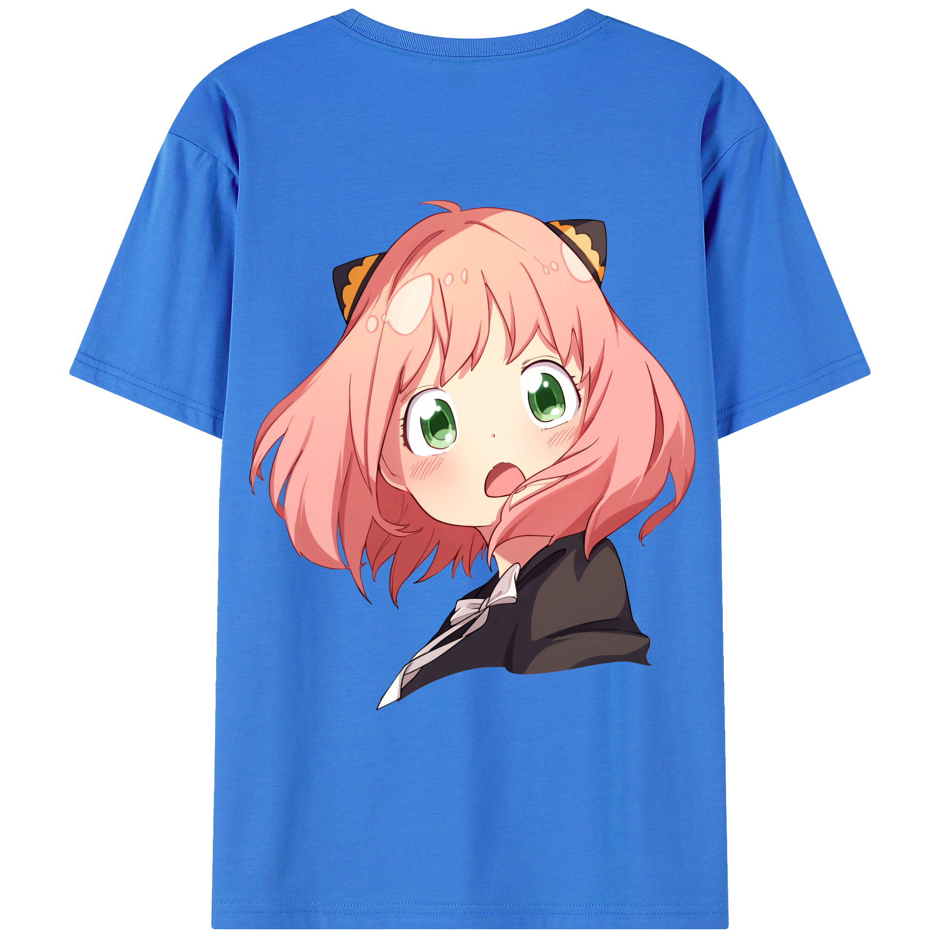 （画像用） SPY×FAMILY间谍家家酒 綿100％ メンズ半袖Tシャツ（バックプリント） 通気性