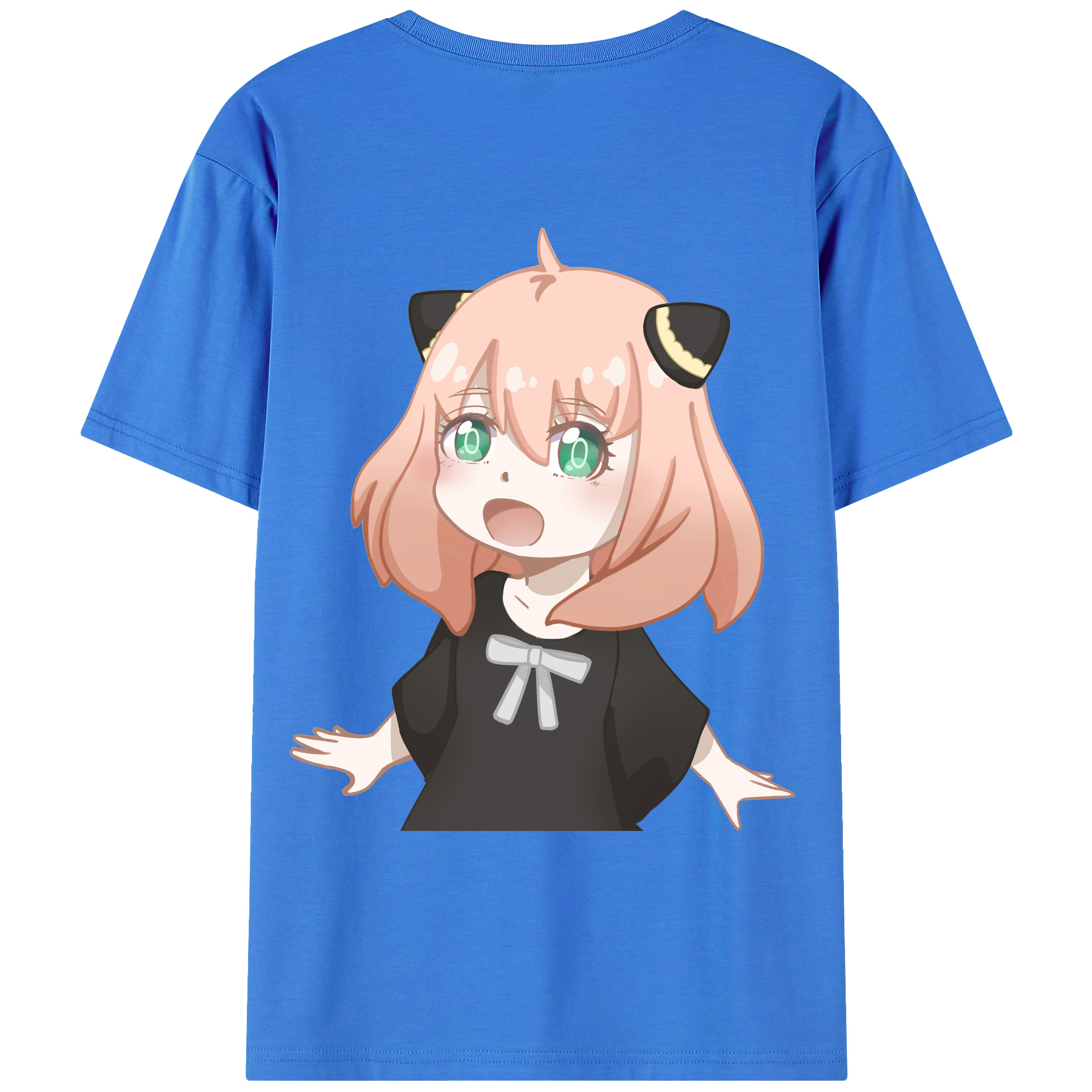（画像用） SPY×FAMILY间谍家家酒 綿100％ メンズ半袖Tシャツ（バックプリント） 通気性
