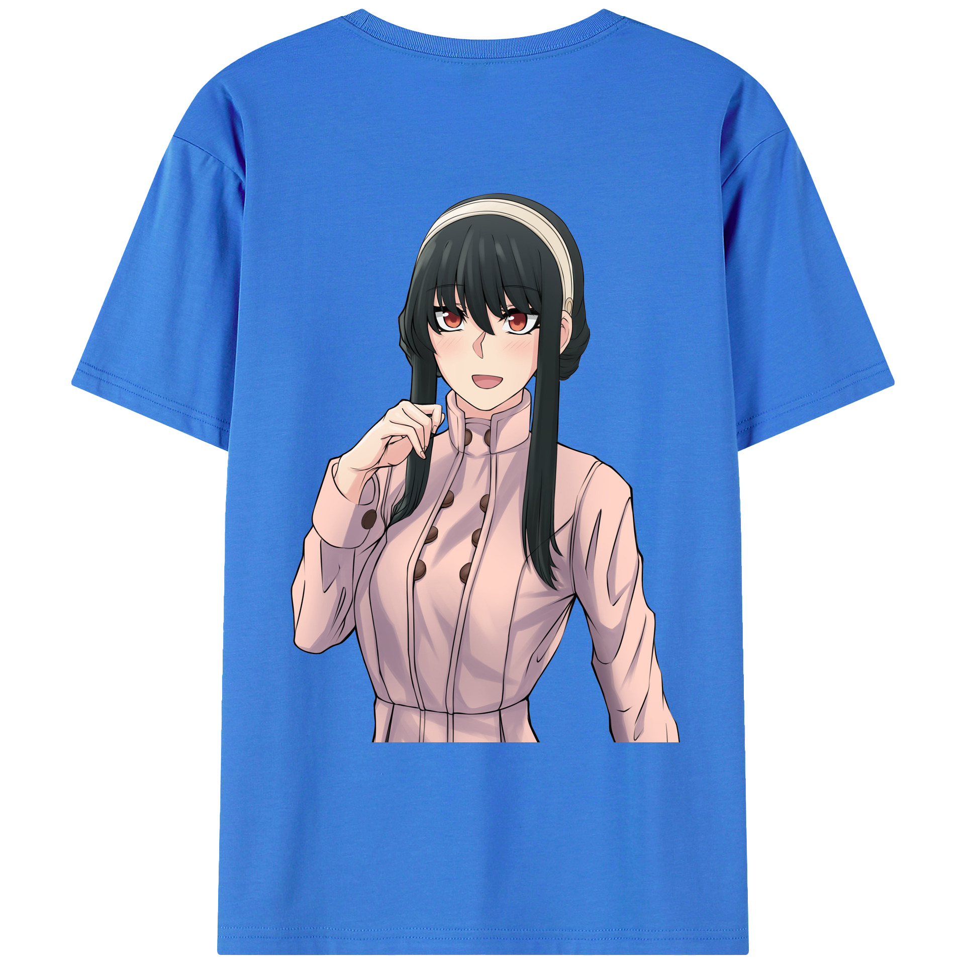 （画像用） SPY×FAMILY间谍家家酒 綿100％ メンズ半袖Tシャツ（バックプリント） 通気性