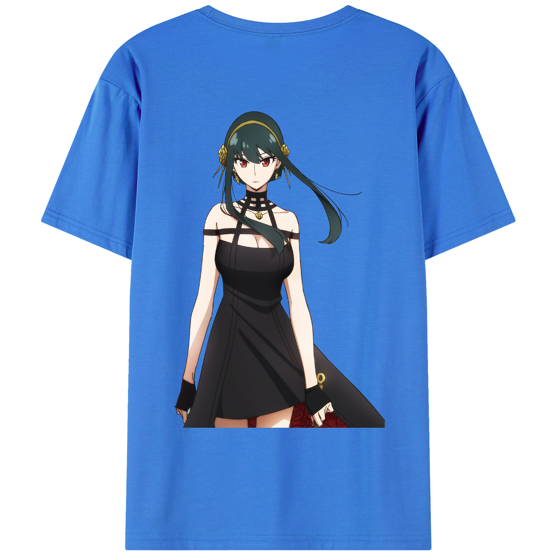 （画像用） SPY×FAMILY间谍家家酒 綿100％ メンズ半袖Tシャツ（バックプリント） 通気性